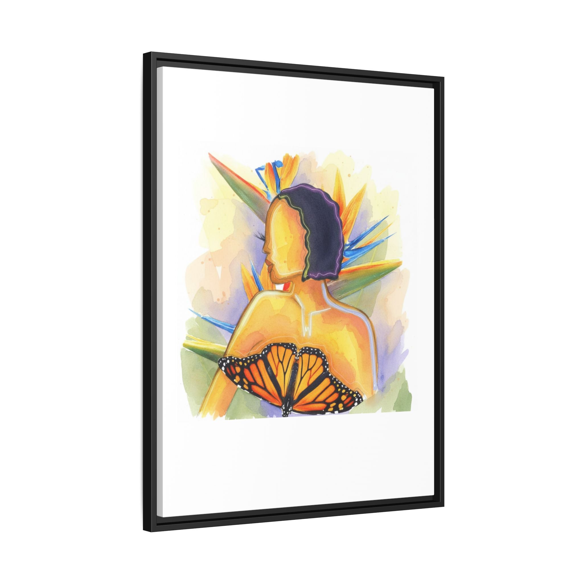 Matte Canvas, Framed (Multi-color)