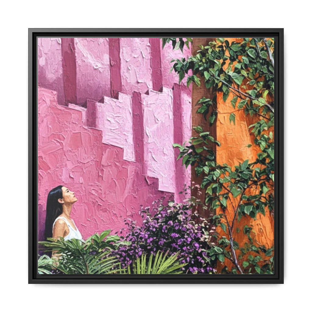 Matte Canvas, Framed (Multi-color)