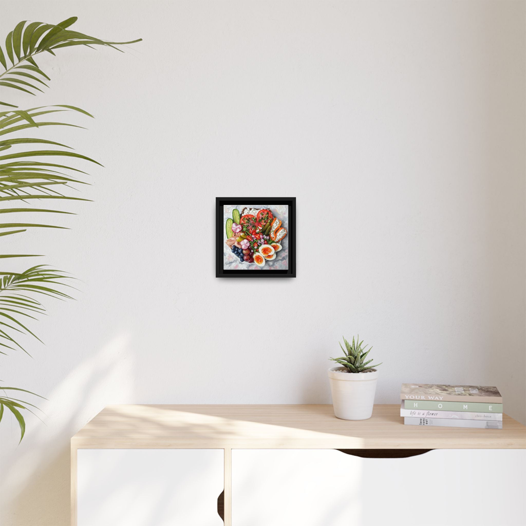 Healthy Meal Canvas Print Kitchen Art