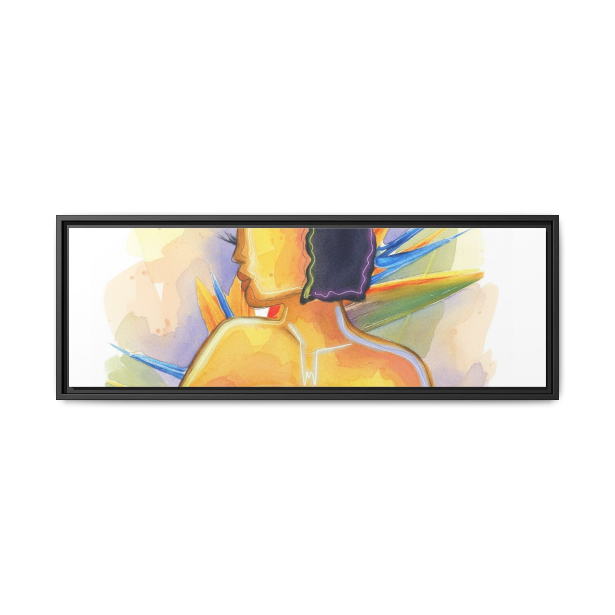 Matte Canvas, Framed (Multi-color)