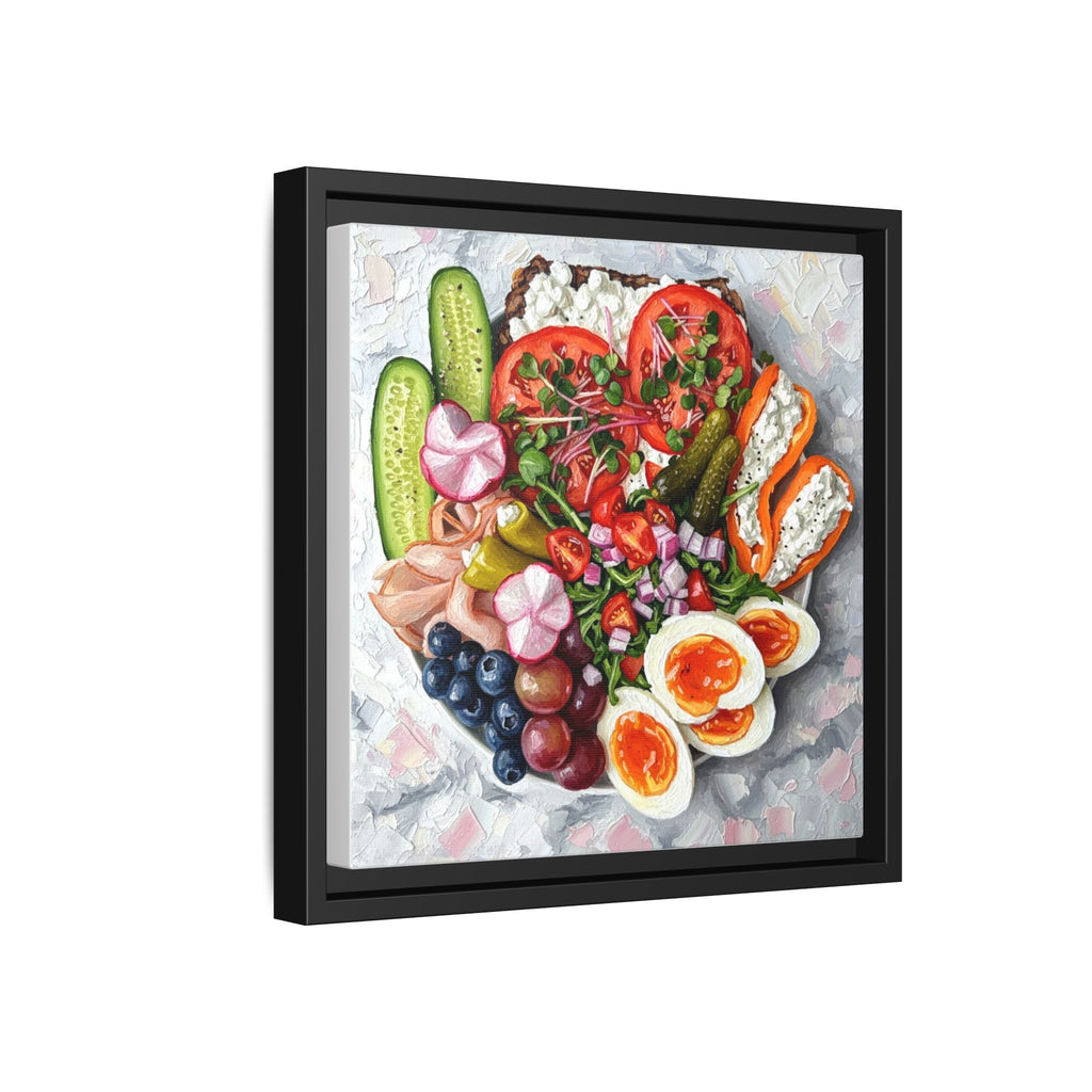 Healthy Meal Canvas Print Kitchen Art