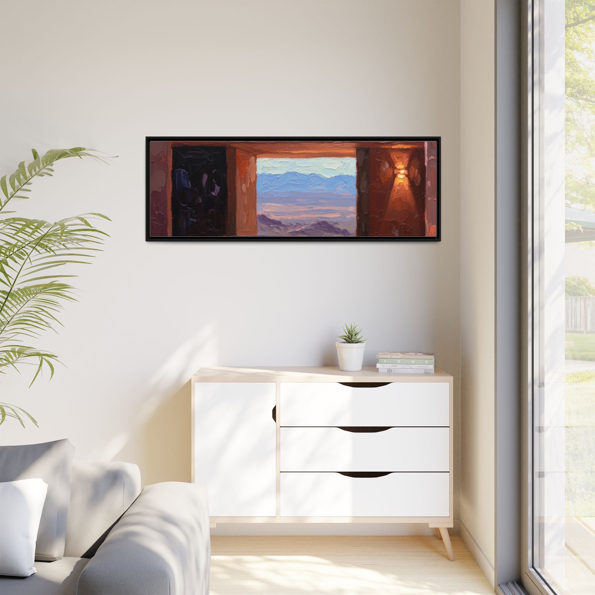 Matte Canvas, Framed (Multi-color)