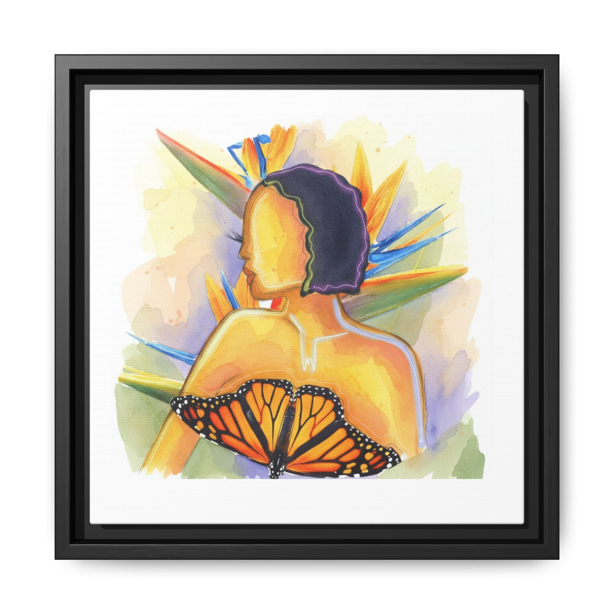 Matte Canvas, Framed (Multi-color)