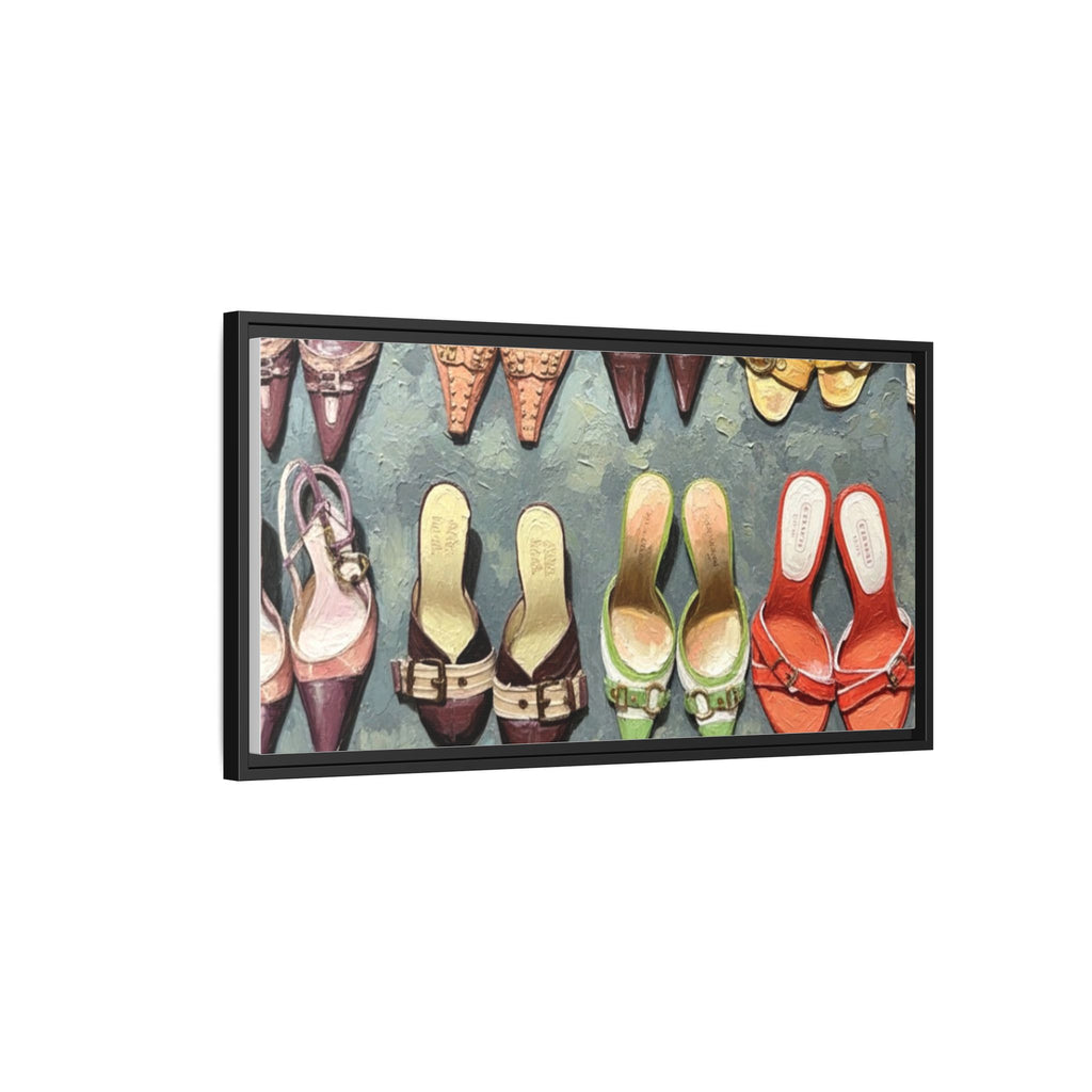 Luxury heels Matte Canvas, Framed (Multi-color)