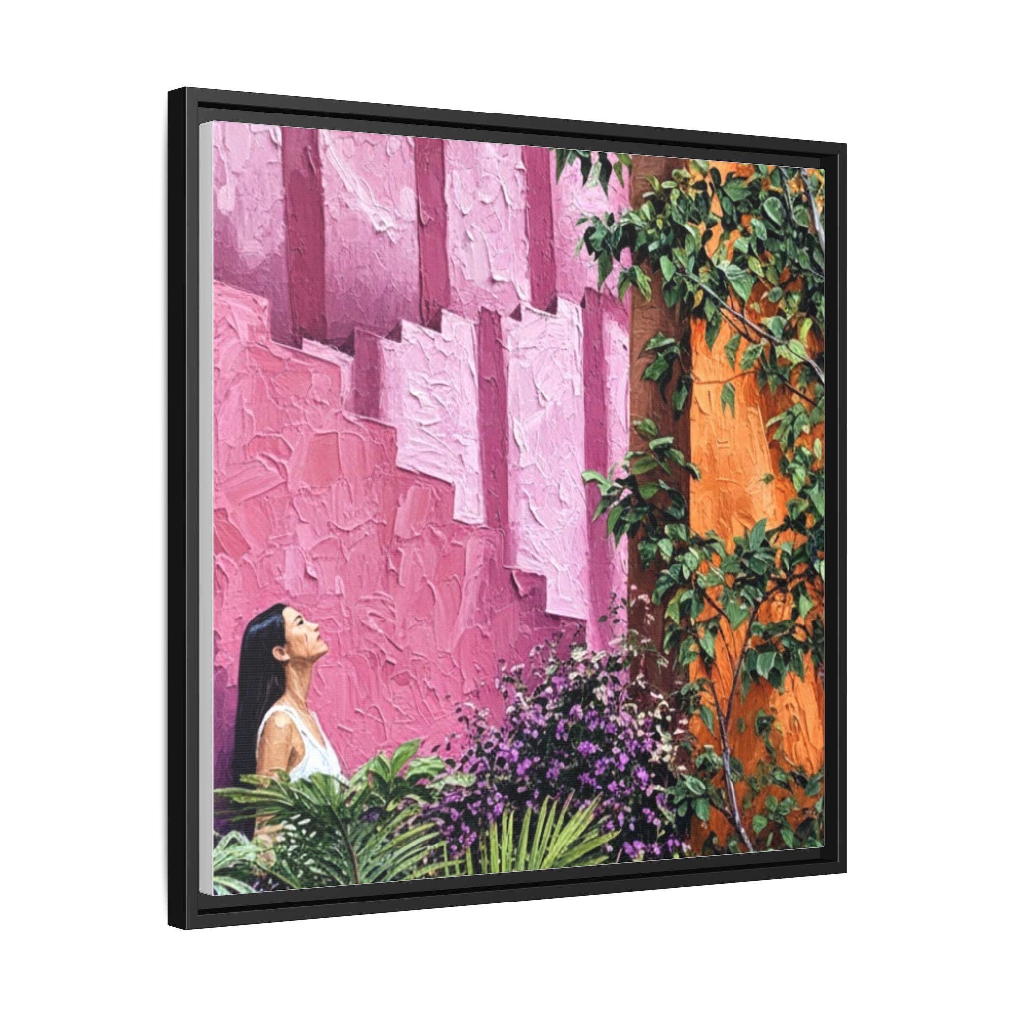 Matte Canvas, Framed (Multi-color)