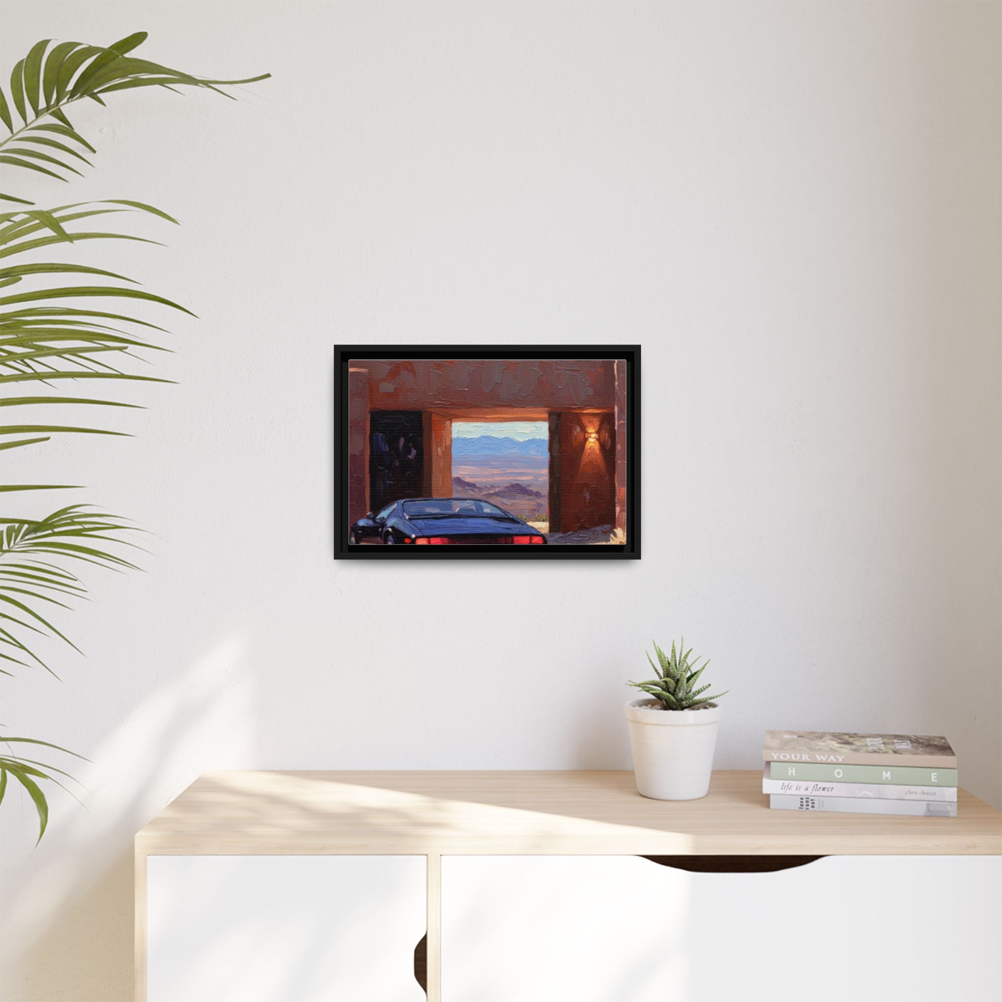 Matte Canvas, Framed (Multi-color)