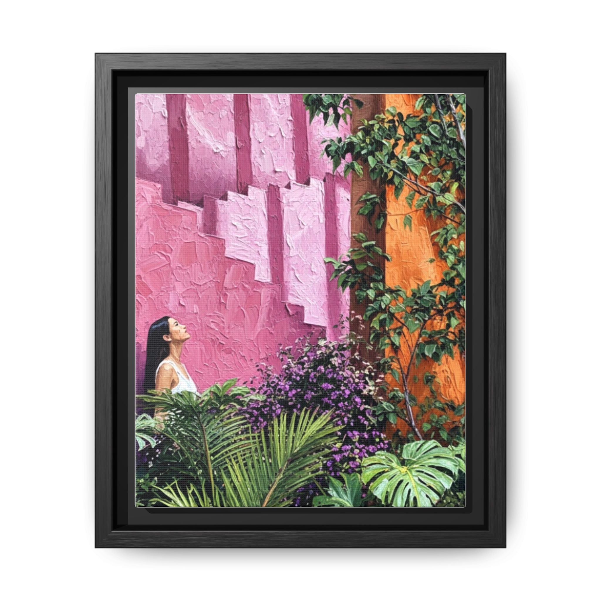 Matte Canvas, Framed (Multi-color)