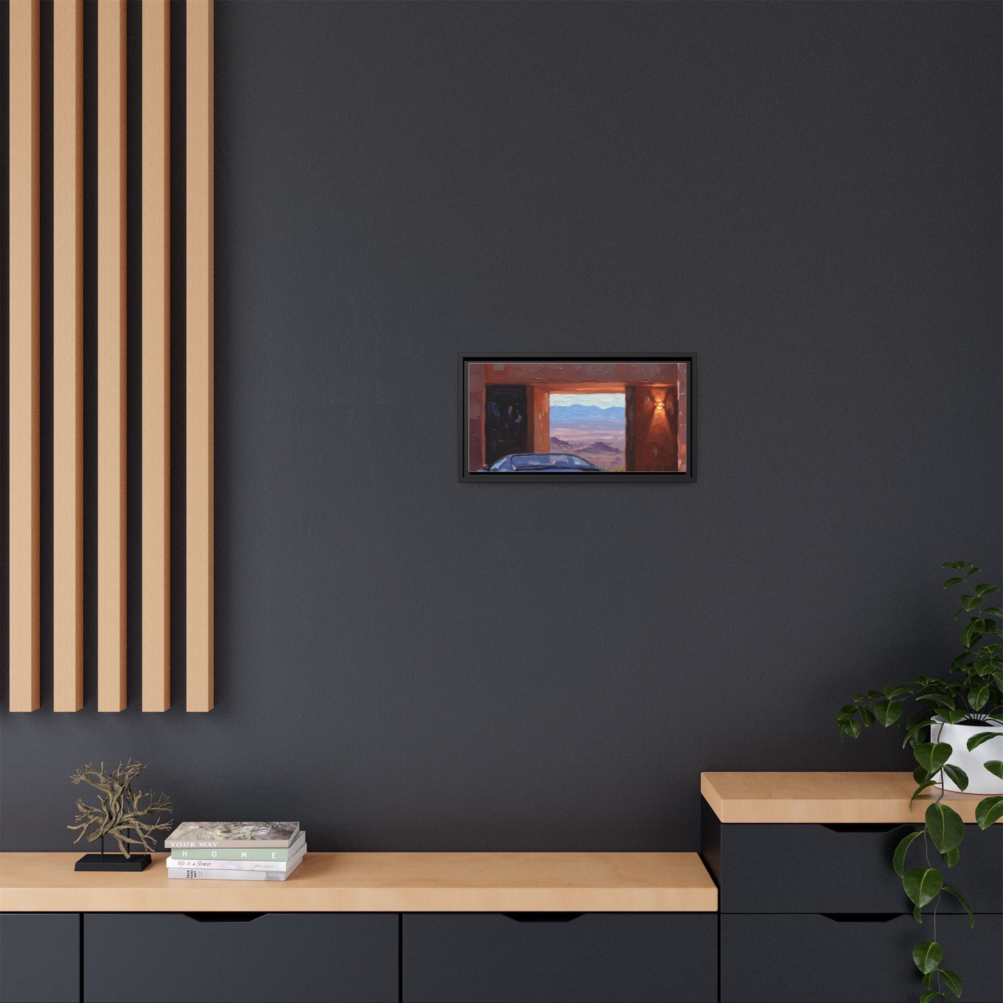 Matte Canvas, Framed (Multi-color)