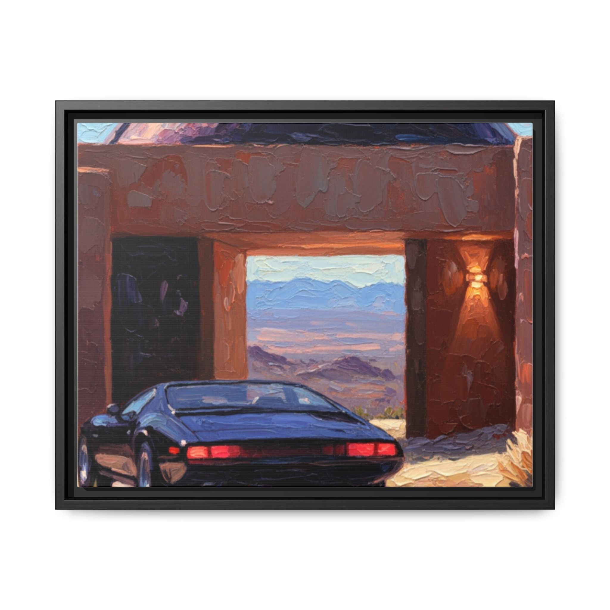 Matte Canvas, Framed (Multi-color)