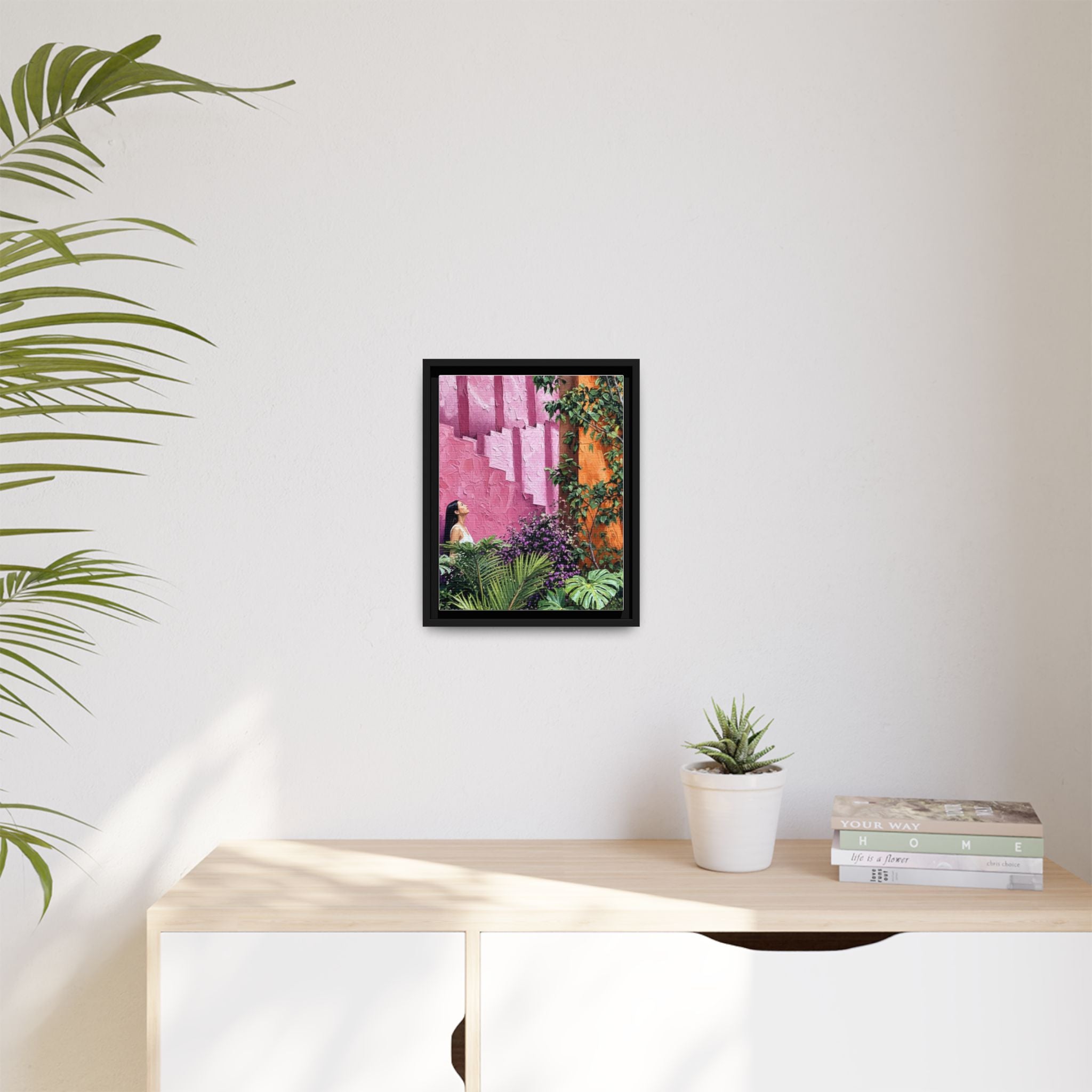 Matte Canvas, Framed (Multi-color)