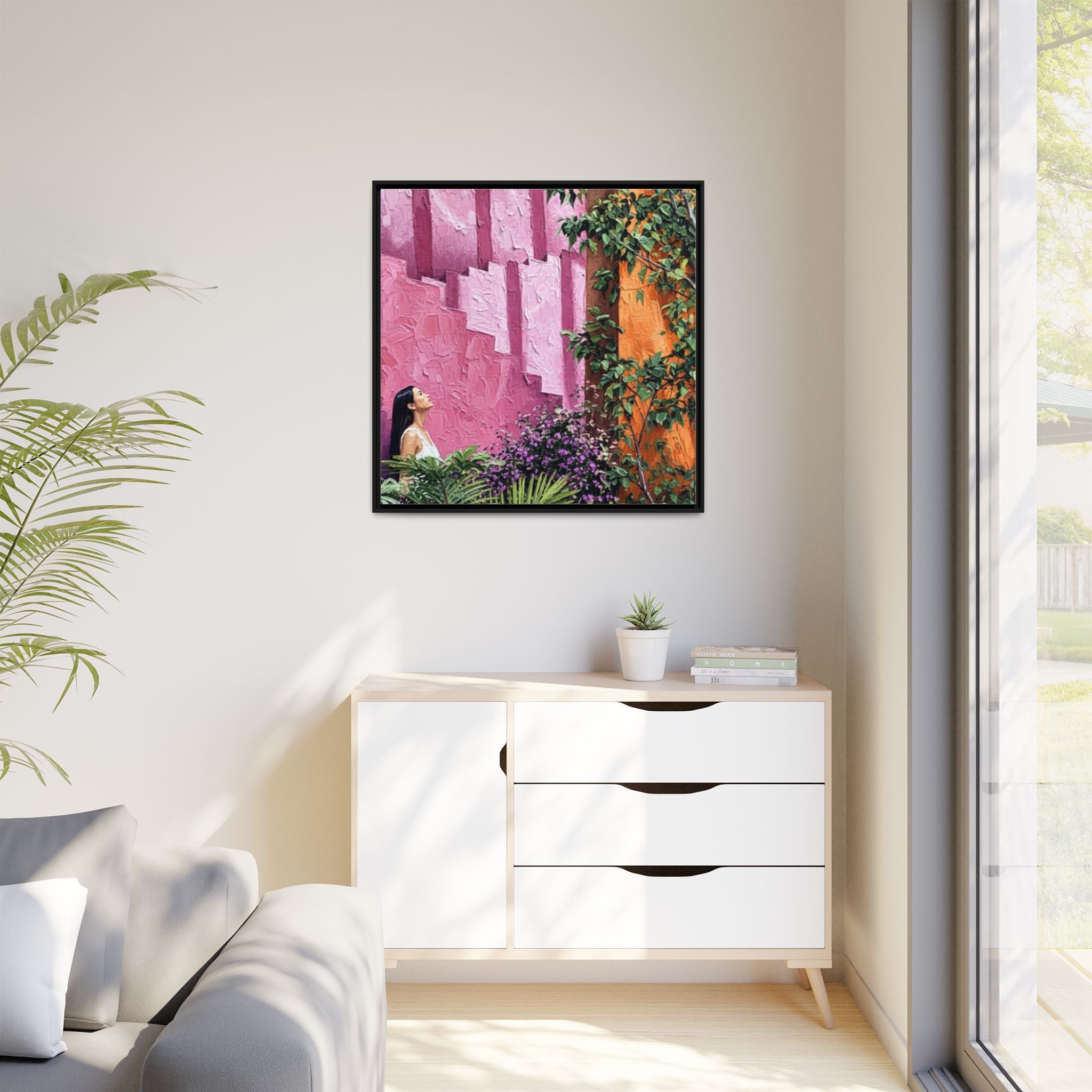 Matte Canvas, Framed (Multi-color)