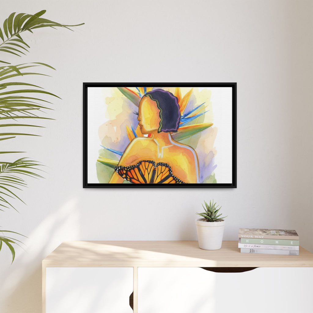 Matte Canvas, Framed (Multi-color)