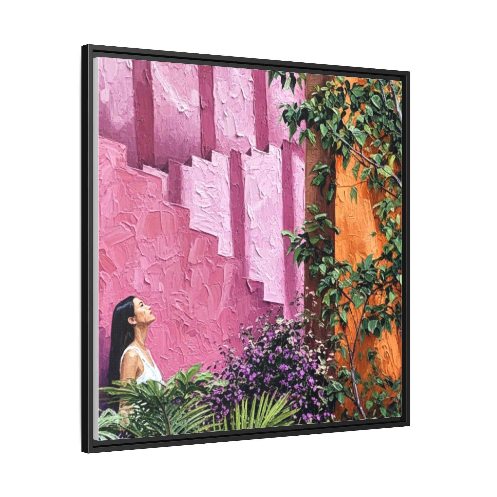 Matte Canvas, Framed (Multi-color)