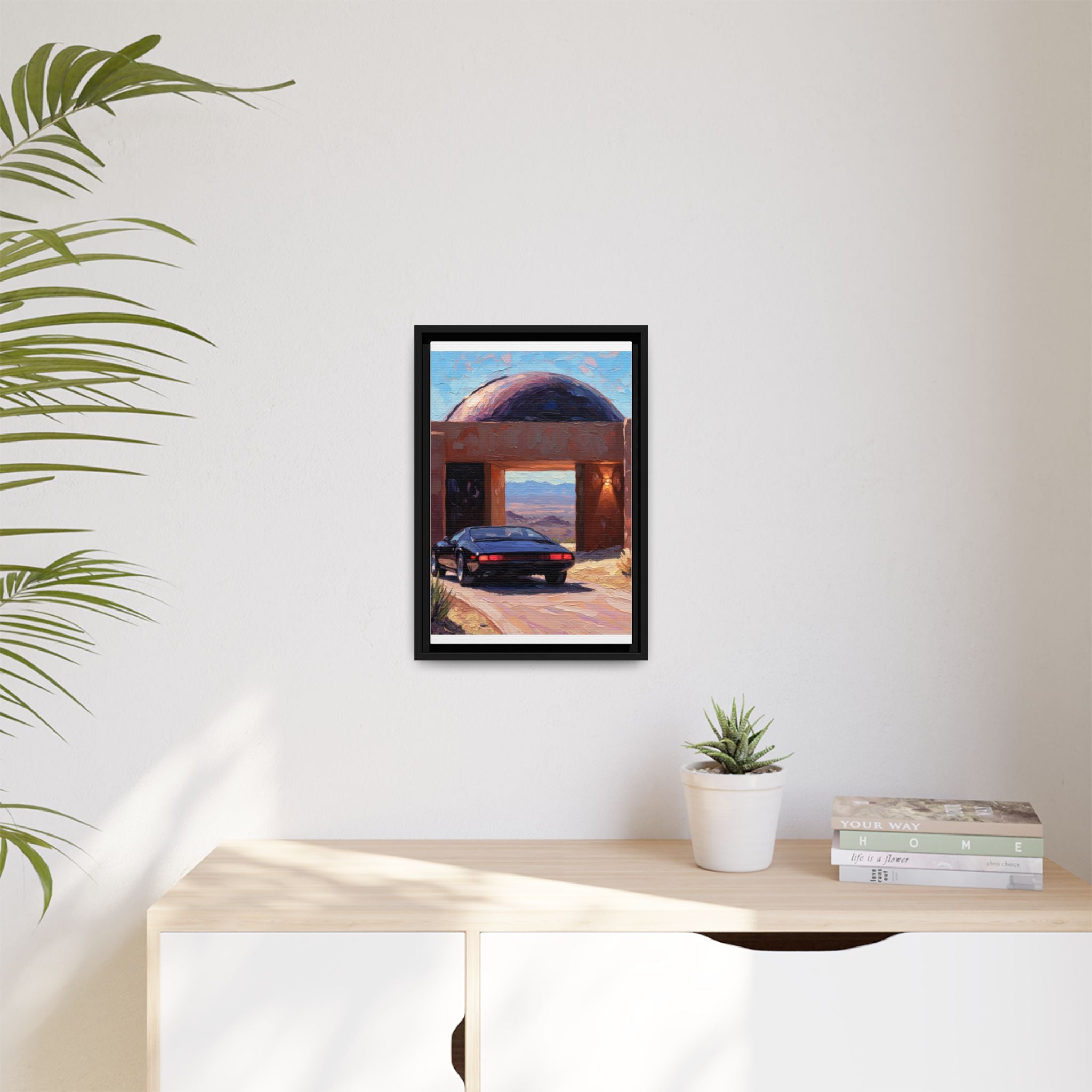 Matte Canvas, Framed (Multi-color)