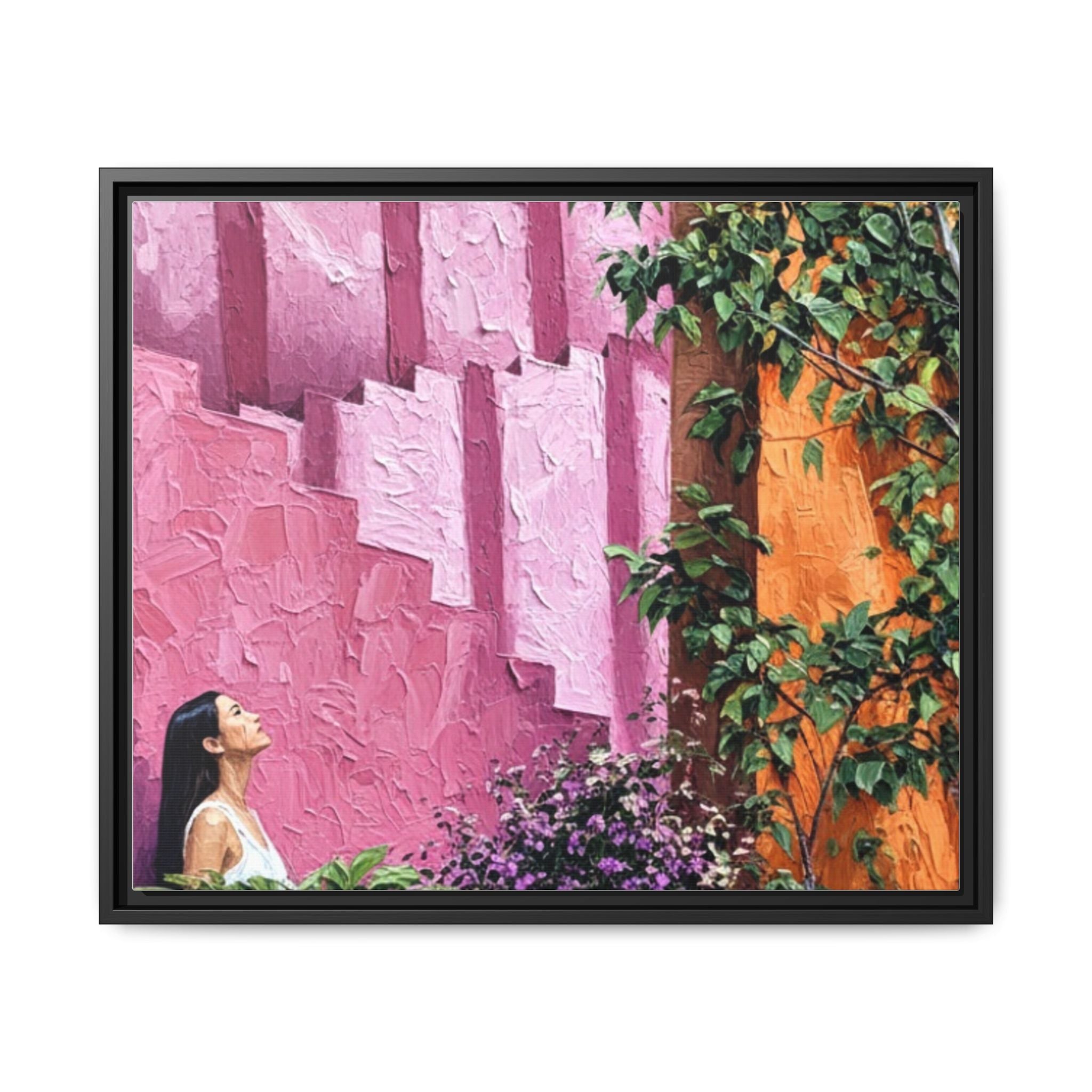 Matte Canvas, Framed (Multi-color)