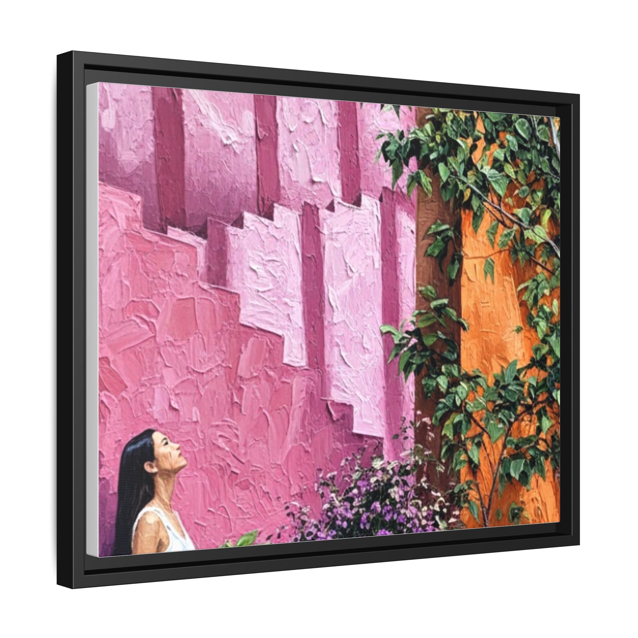 Matte Canvas, Framed (Multi-color)