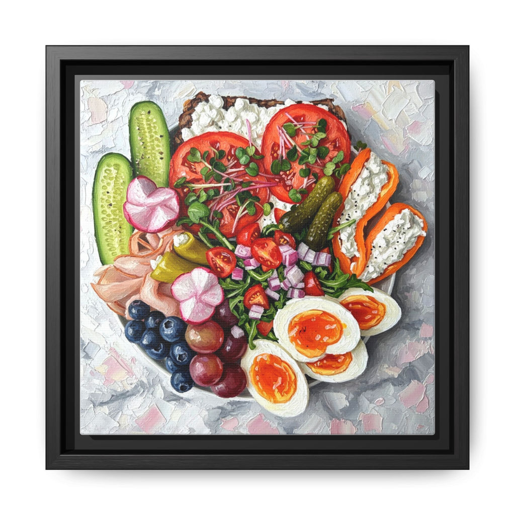 Healthy Meal Canvas Print Kitchen Art