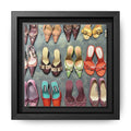 Luxury heels Matte Canvas, Framed (Multi-color)