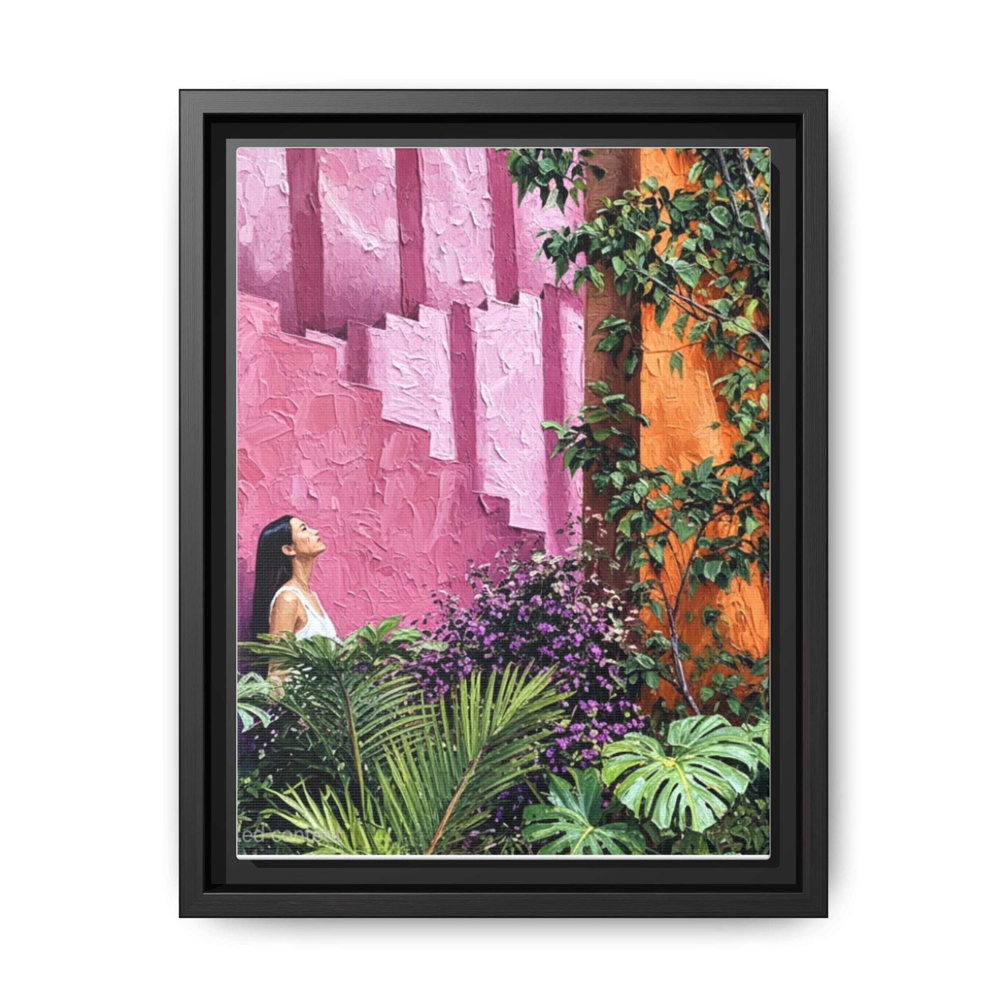 Matte Canvas, Framed (Multi-color)