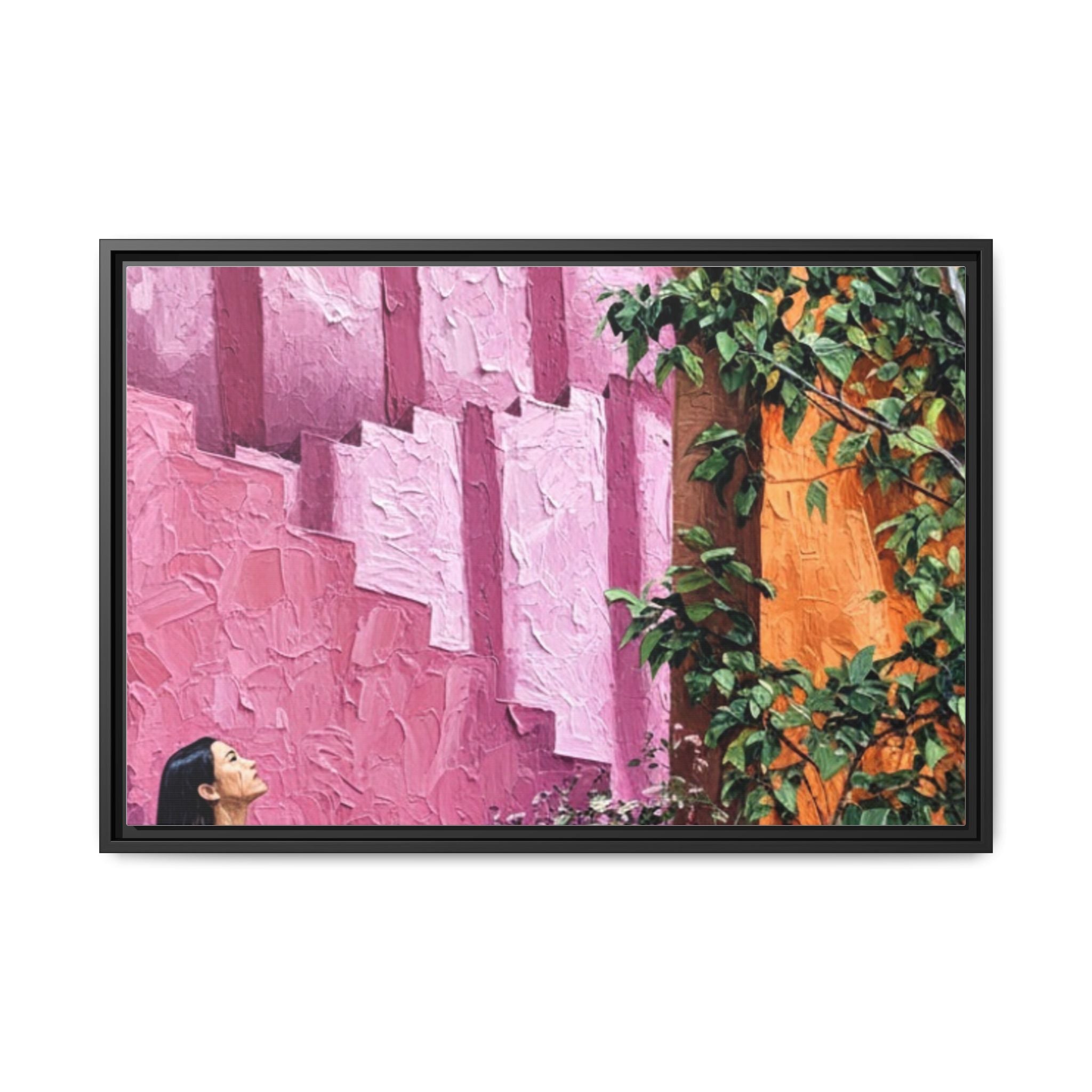 Matte Canvas, Framed (Multi-color)