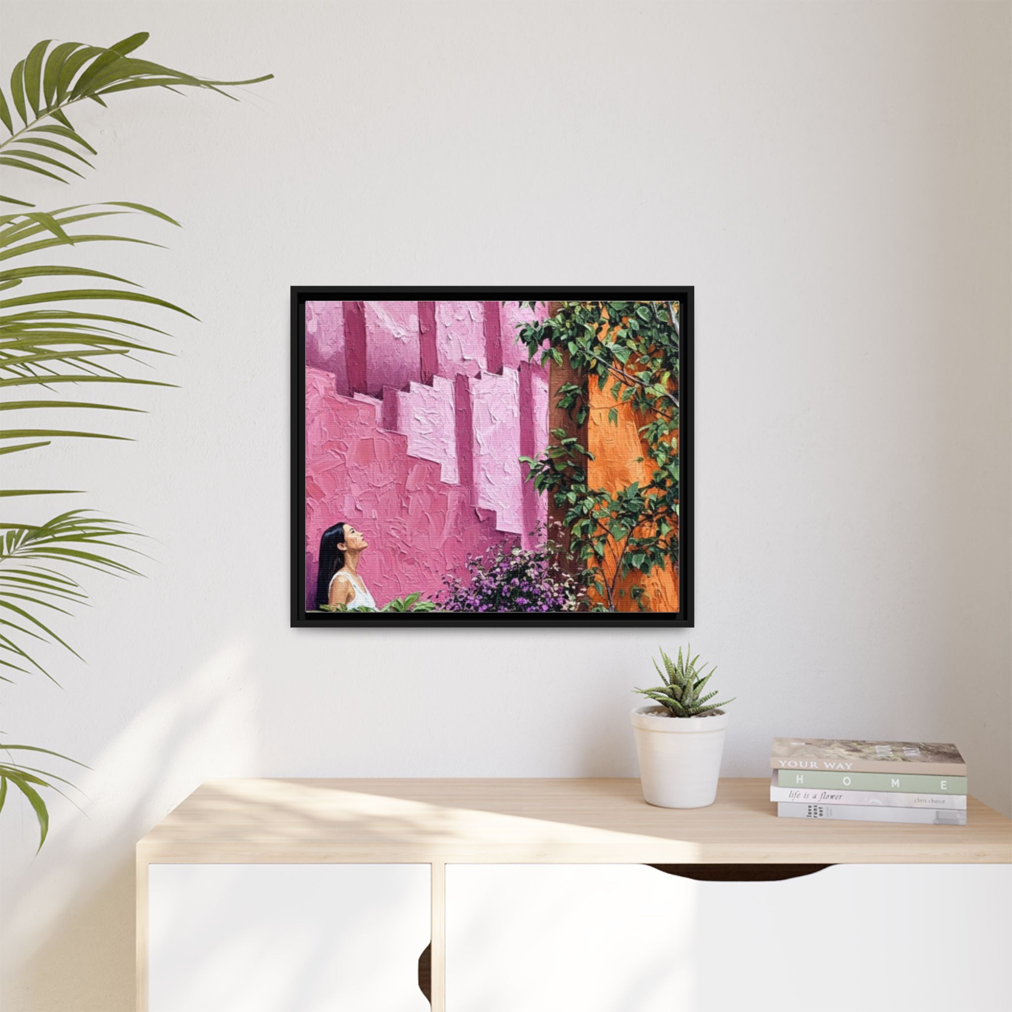 Matte Canvas, Framed (Multi-color)