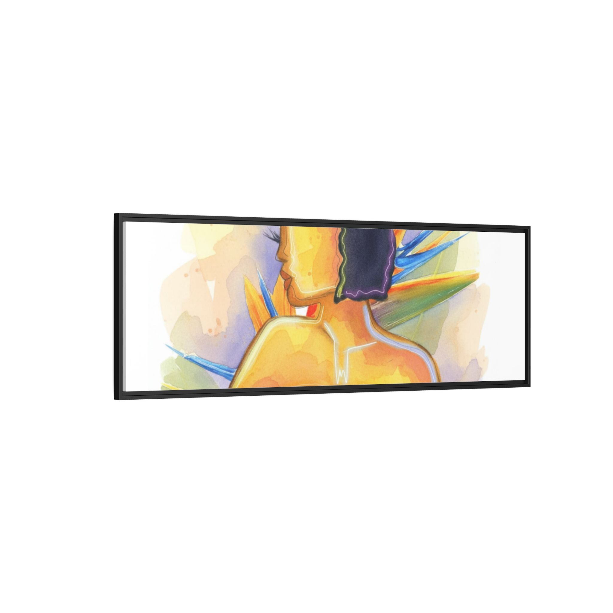 Matte Canvas, Framed (Multi-color)