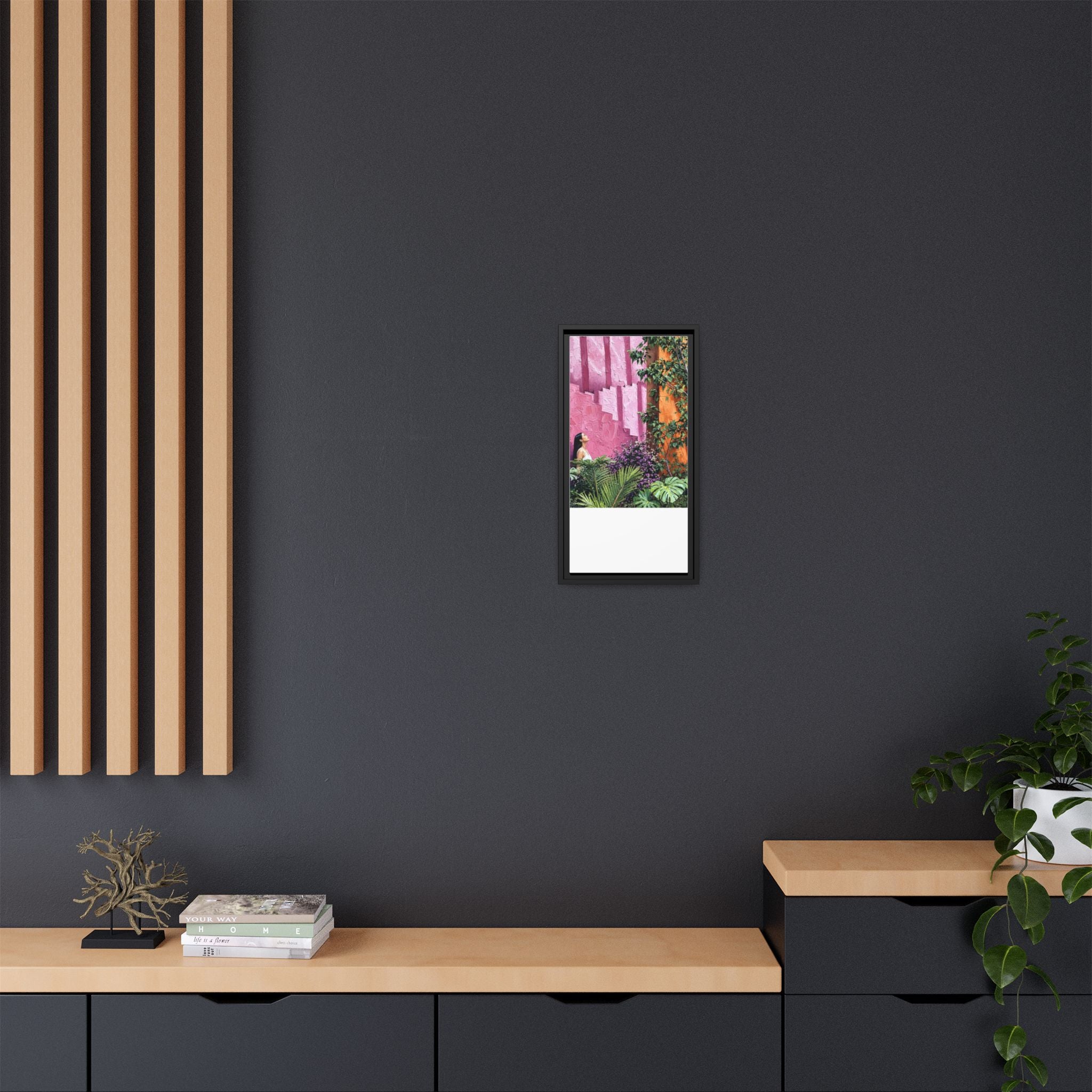 Matte Canvas, Framed (Multi-color)