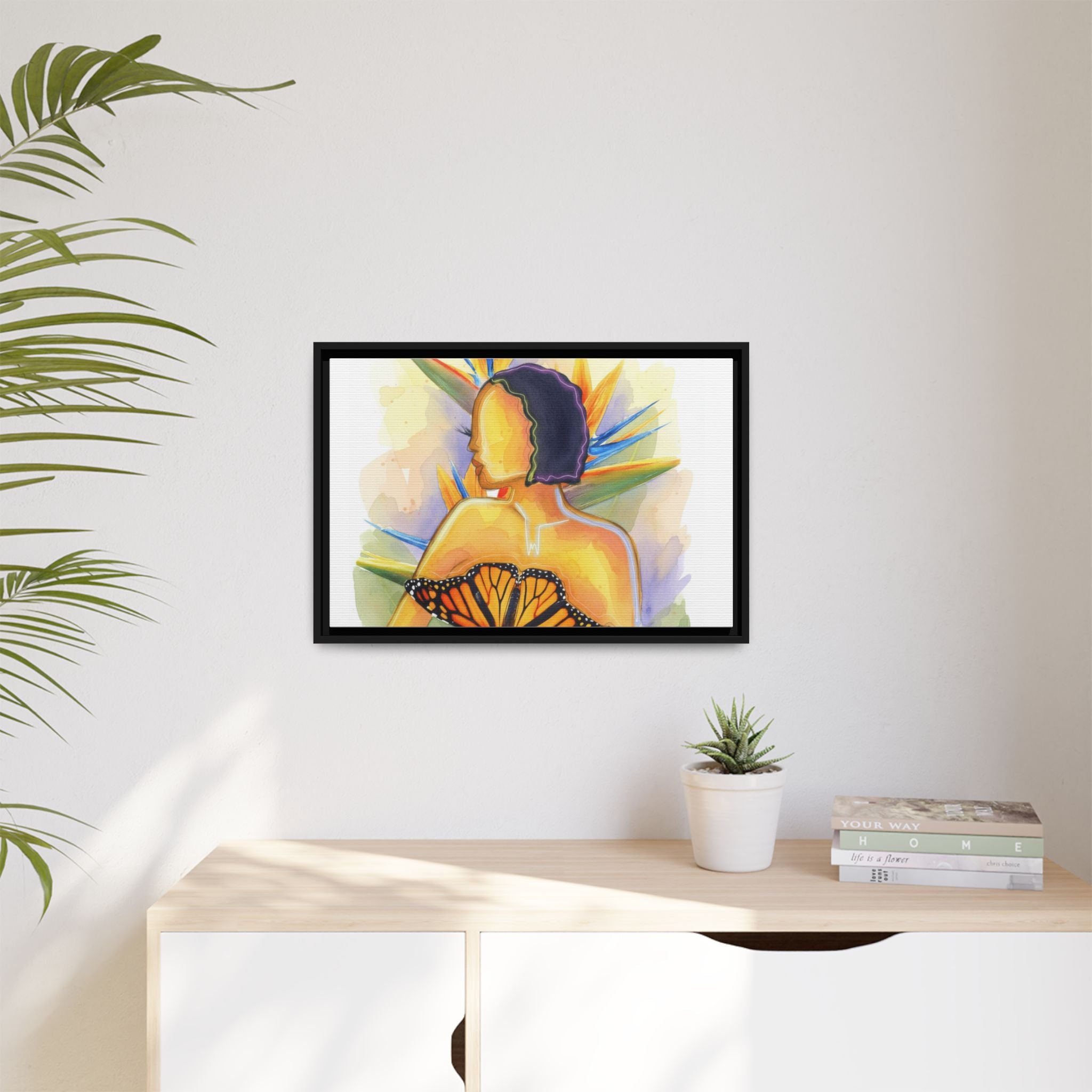Matte Canvas, Framed (Multi-color)