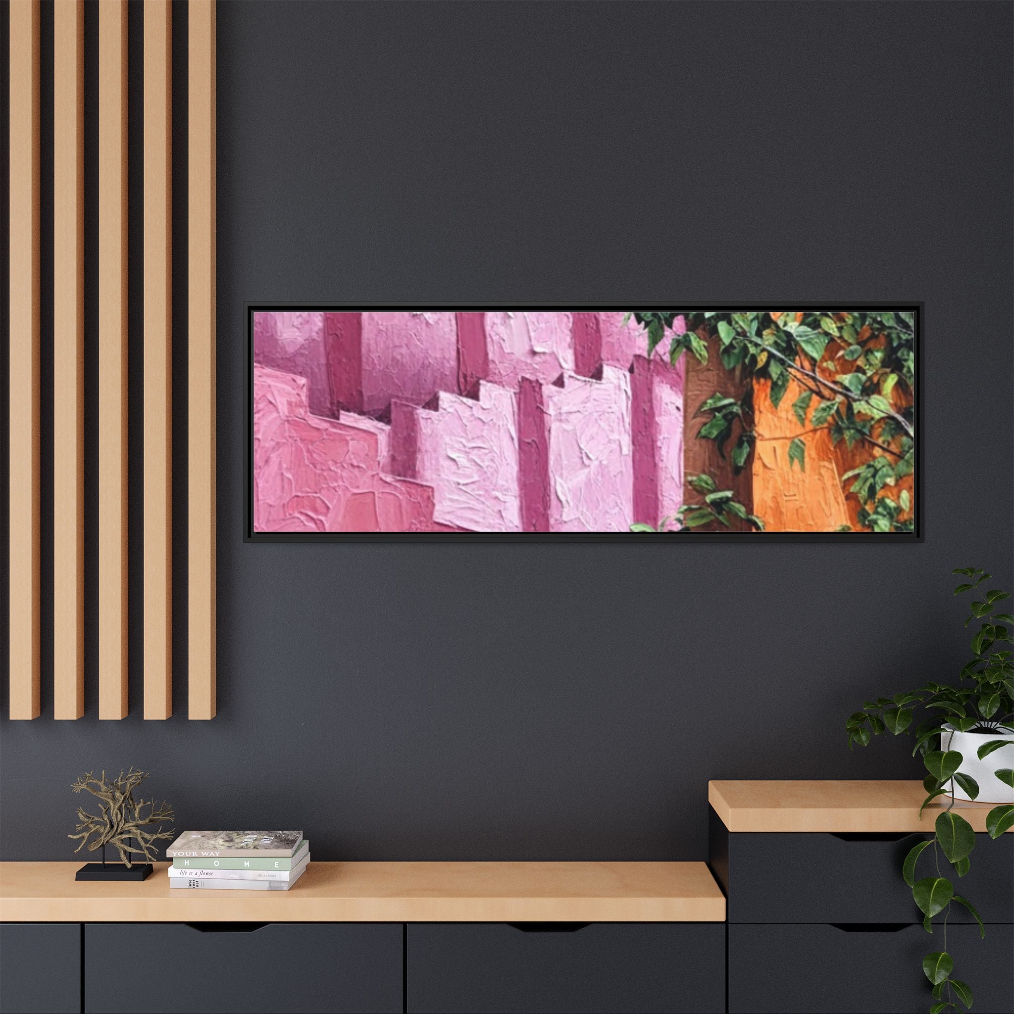 Matte Canvas, Framed (Multi-color)