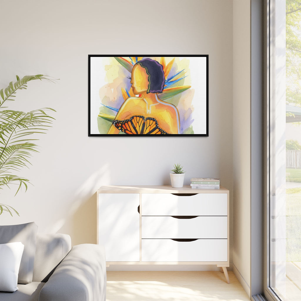 Matte Canvas, Framed (Multi-color)