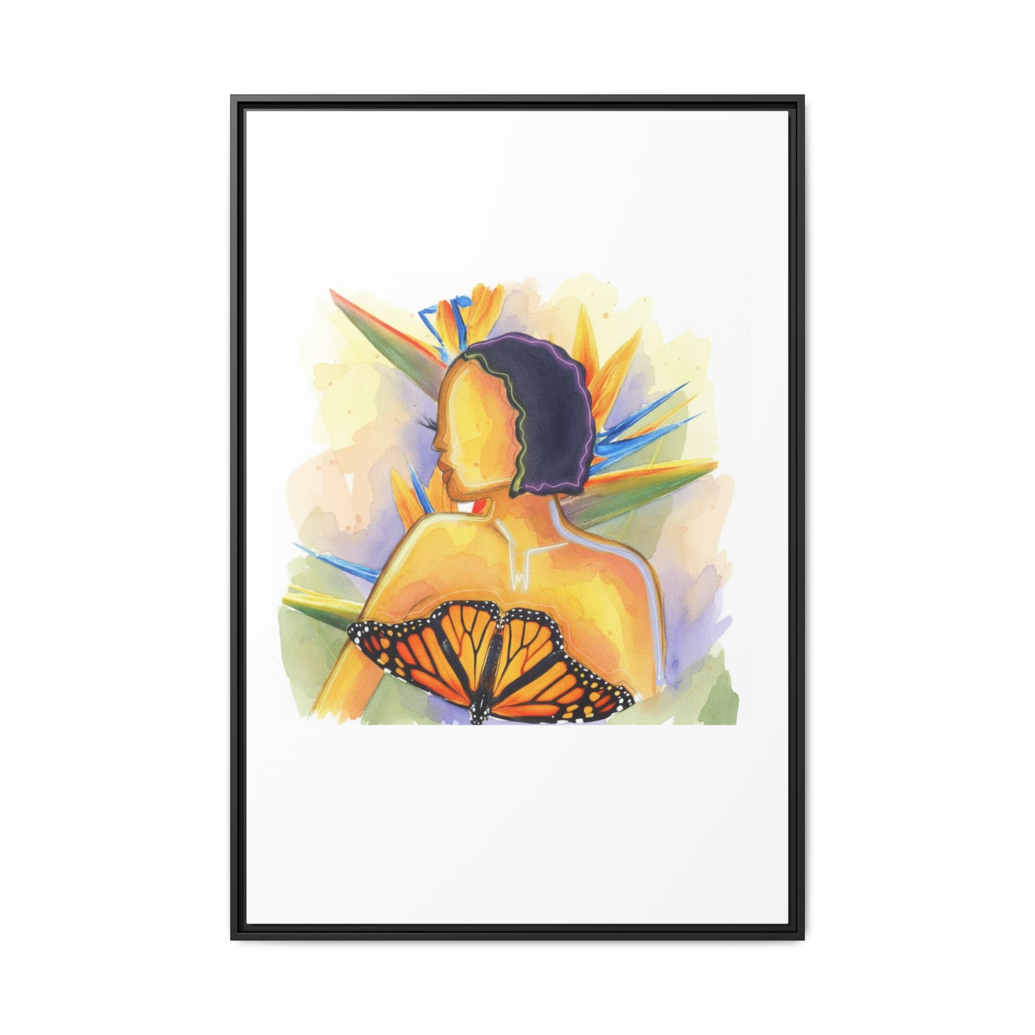 Matte Canvas, Framed (Multi-color)