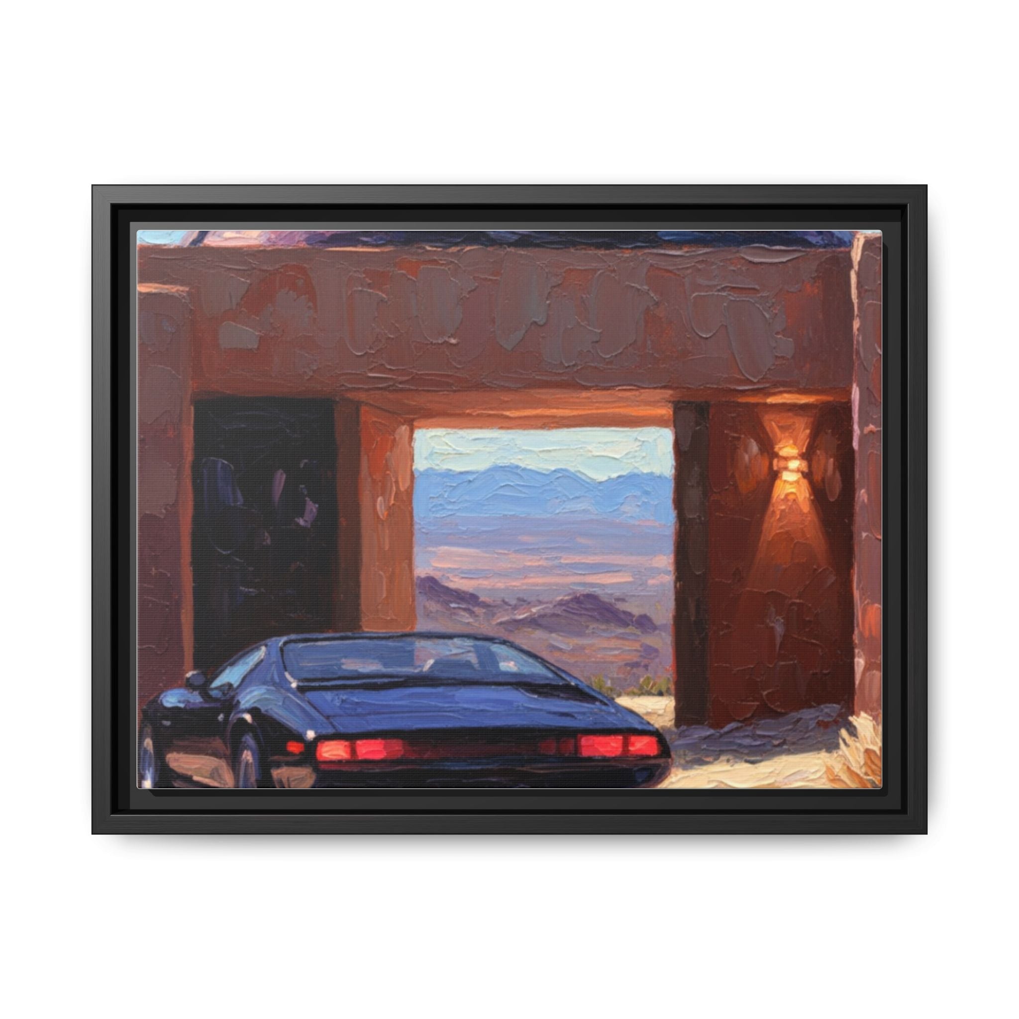 Matte Canvas, Framed (Multi-color)