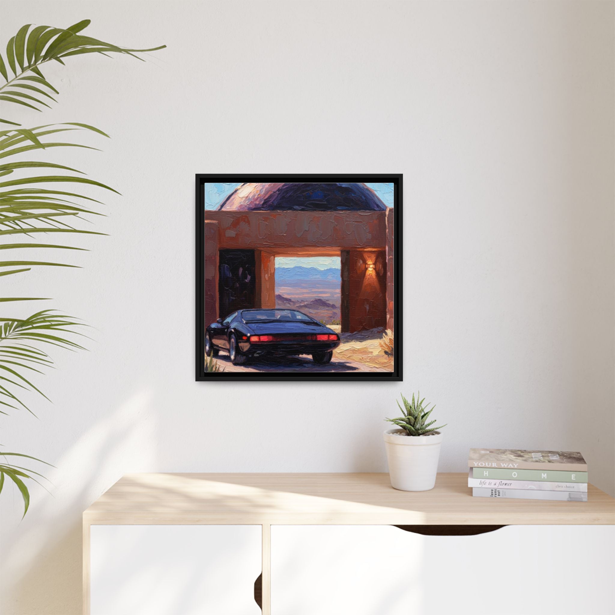 Matte Canvas, Framed (Multi-color)