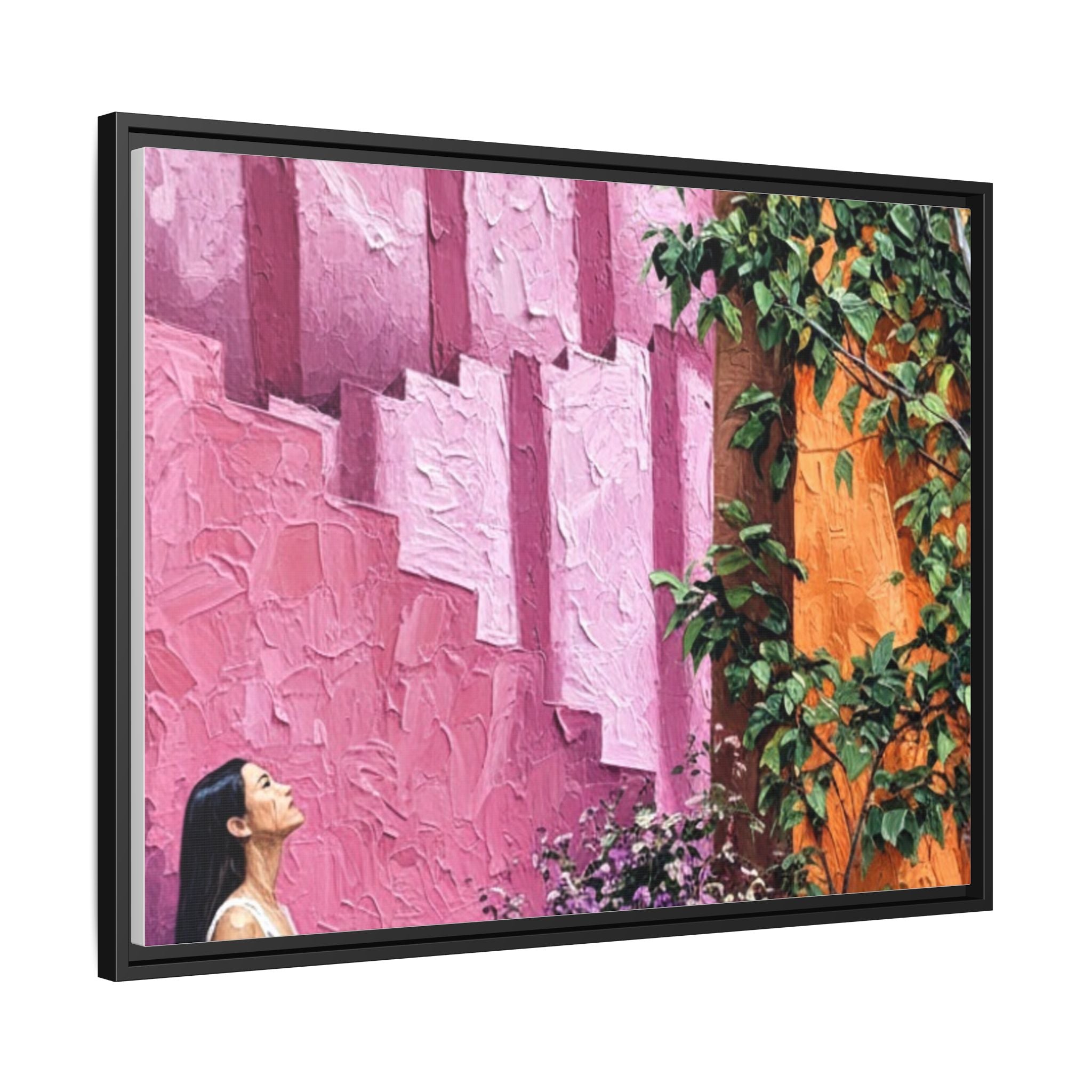 Matte Canvas, Framed (Multi-color)