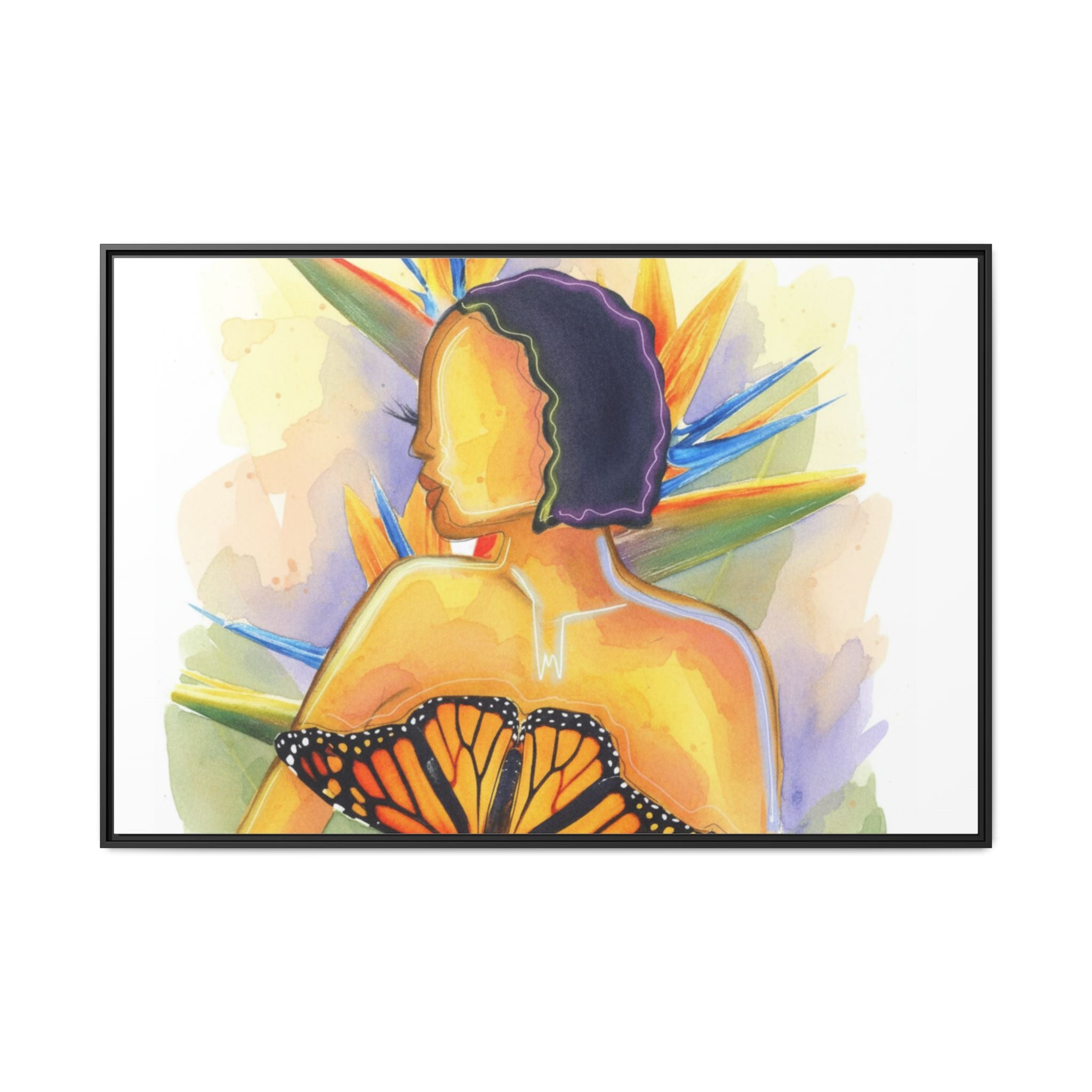 Matte Canvas, Framed (Multi-color)