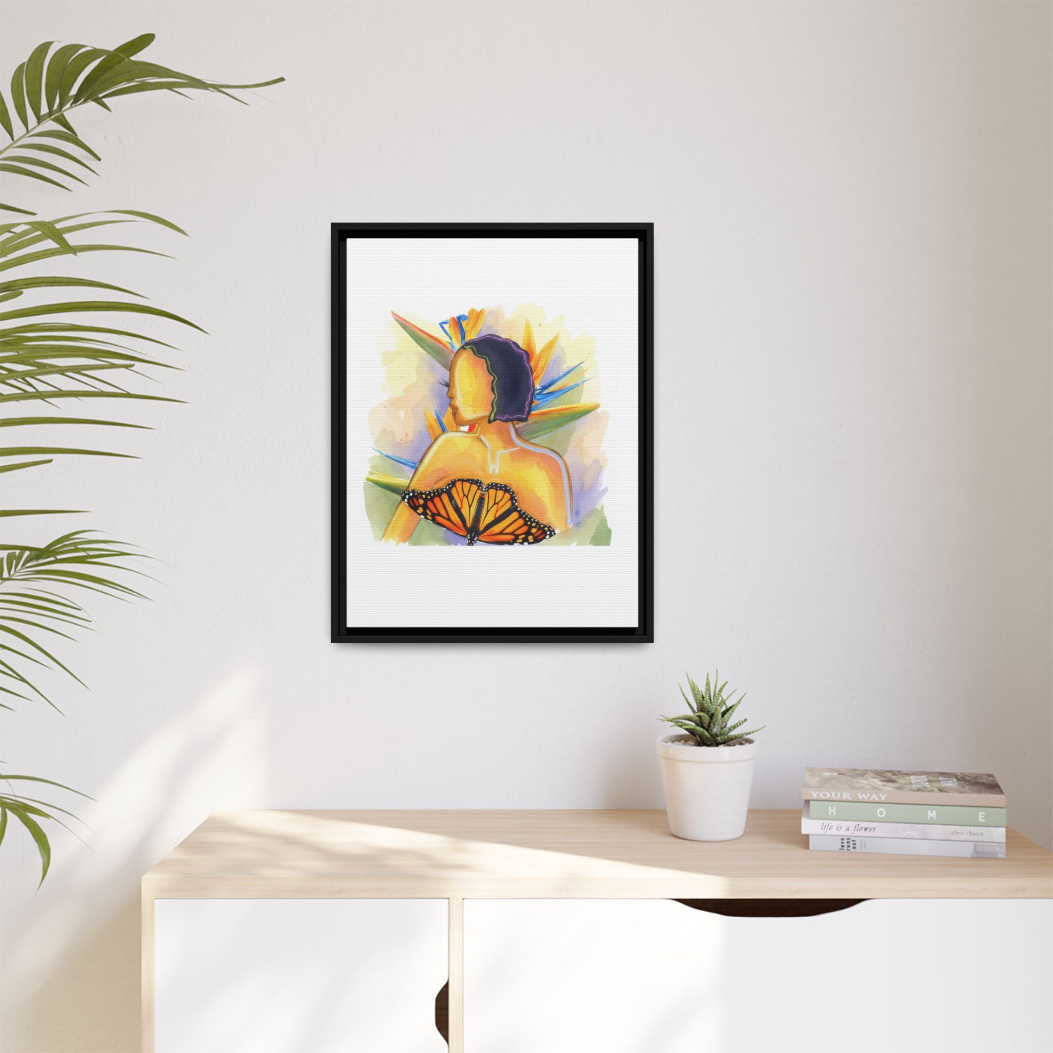 Matte Canvas, Framed (Multi-color)