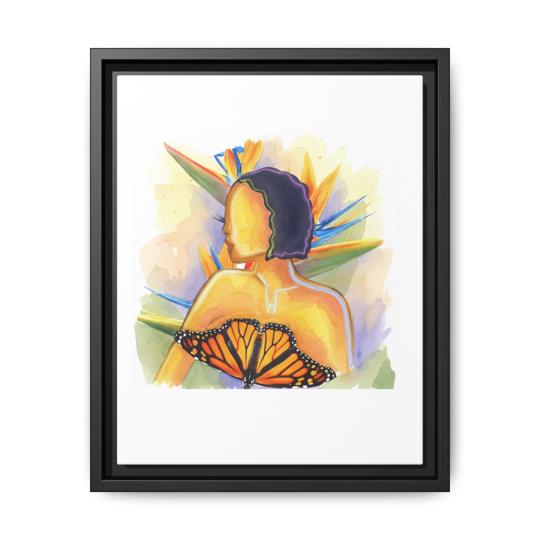 Matte Canvas, Framed (Multi-color)