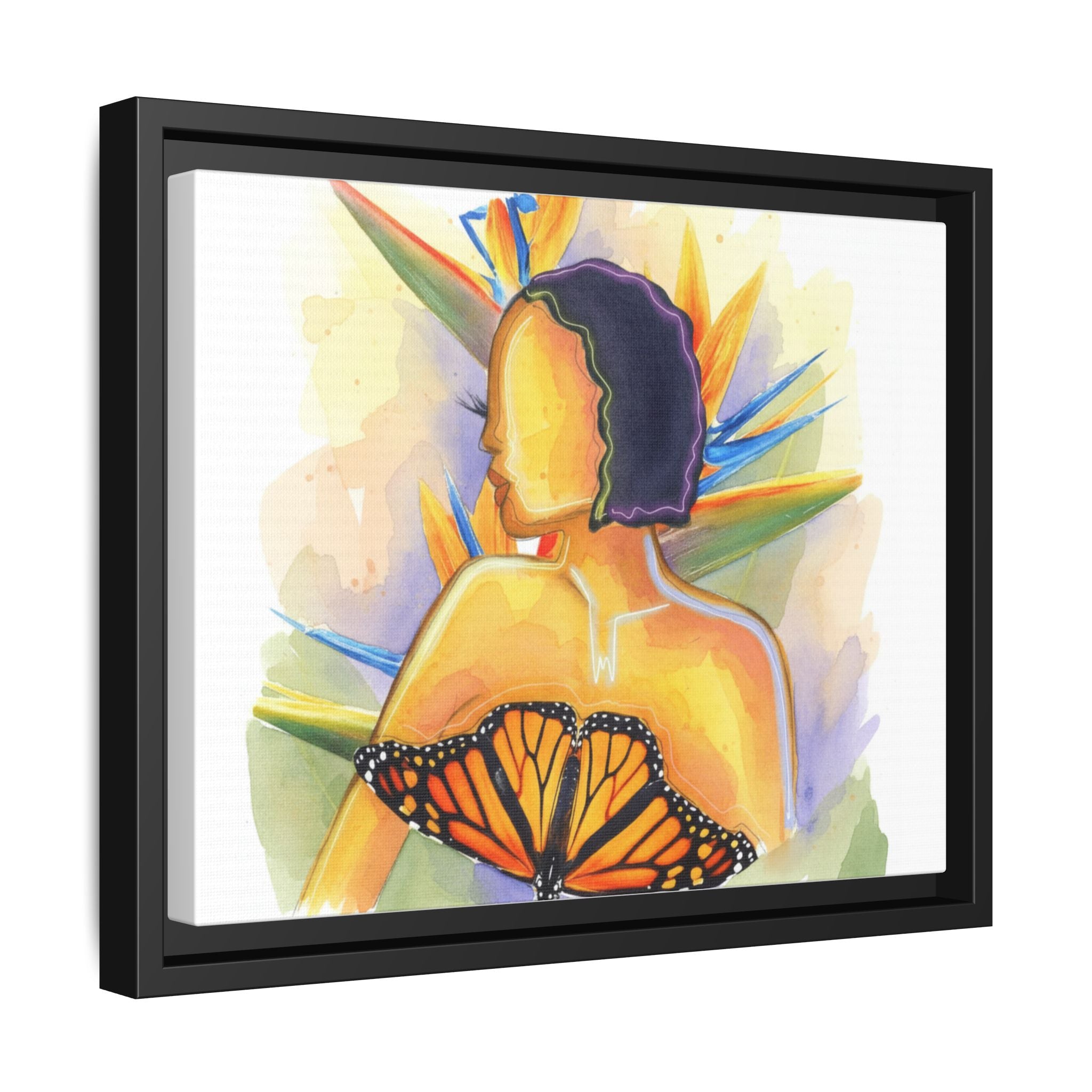 Matte Canvas, Framed (Multi-color)