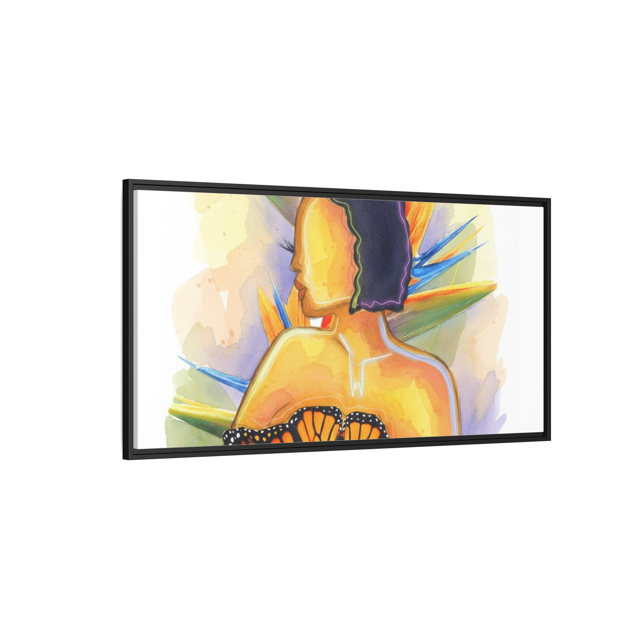 Matte Canvas, Framed (Multi-color)