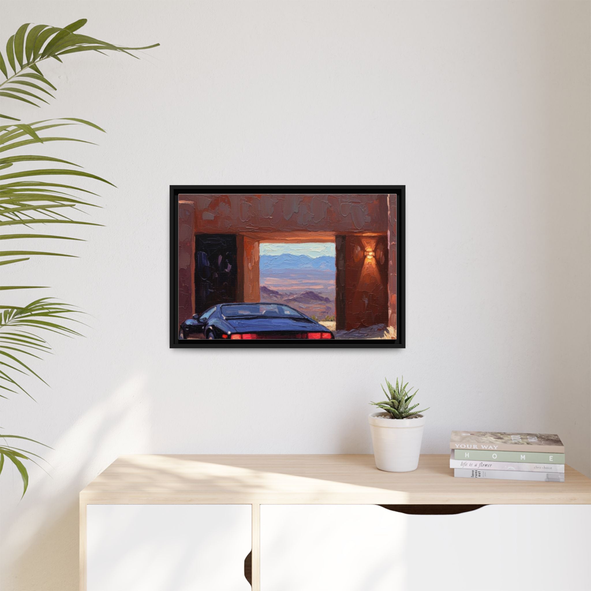 Matte Canvas, Framed (Multi-color)