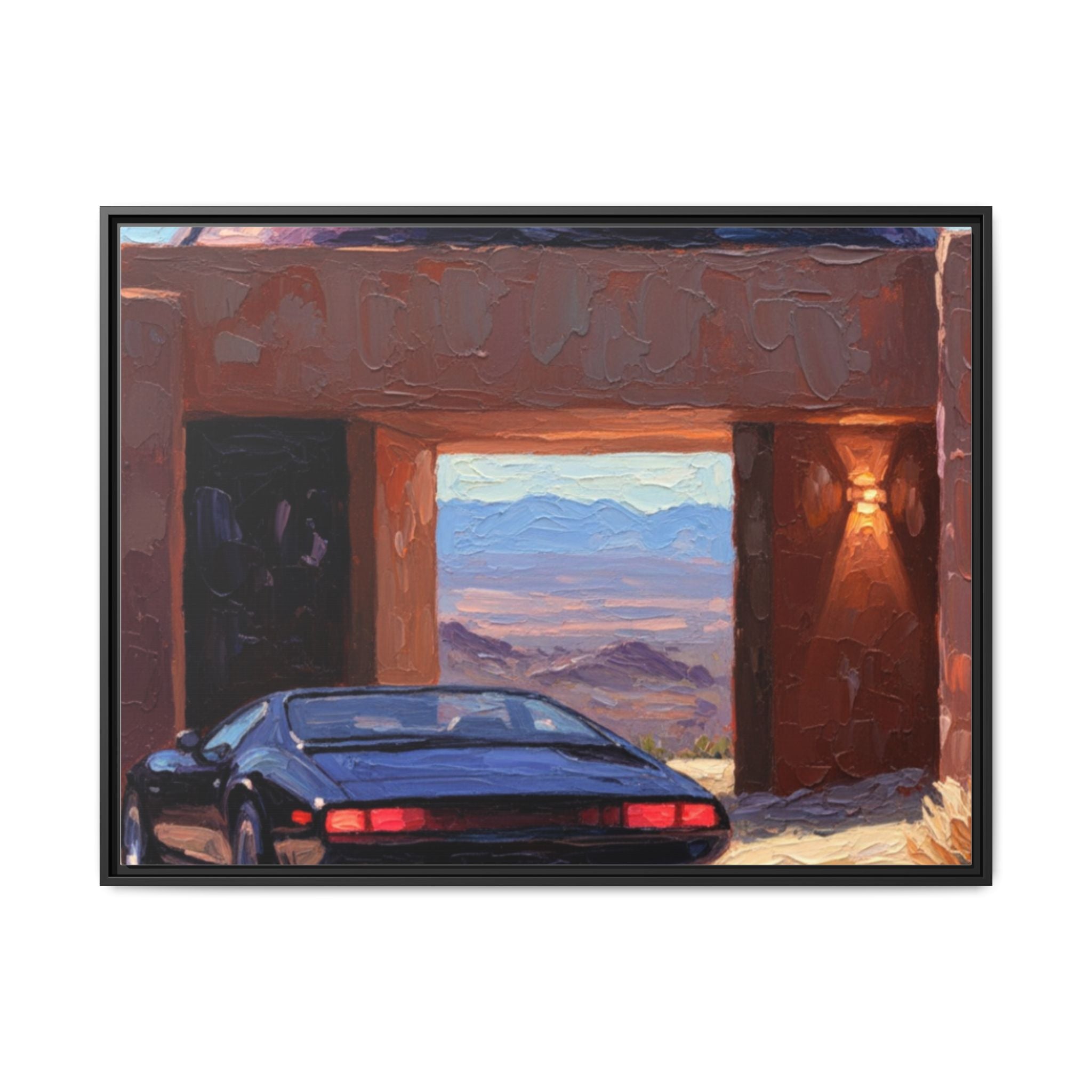 Matte Canvas, Framed (Multi-color)