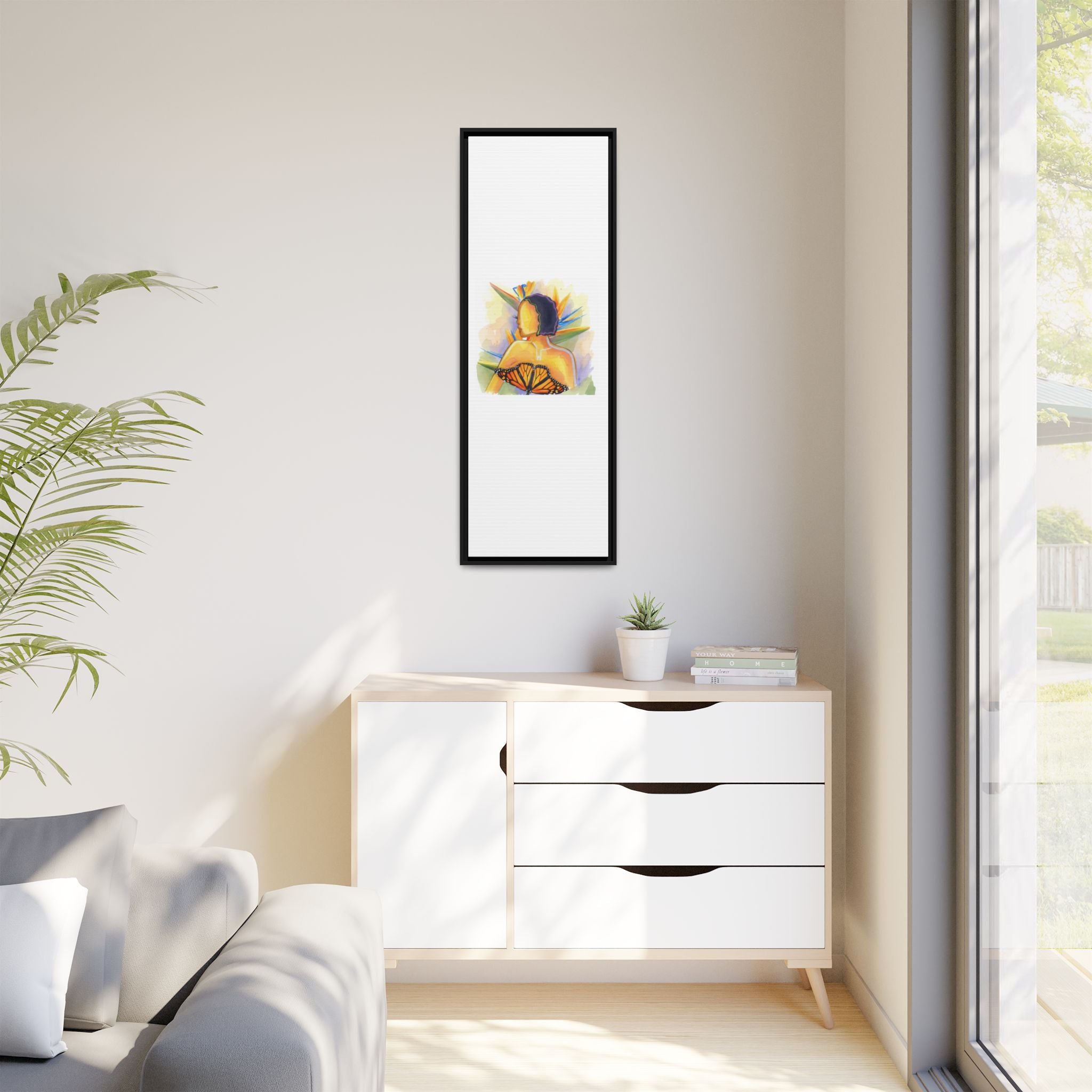 Matte Canvas, Framed (Multi-color)