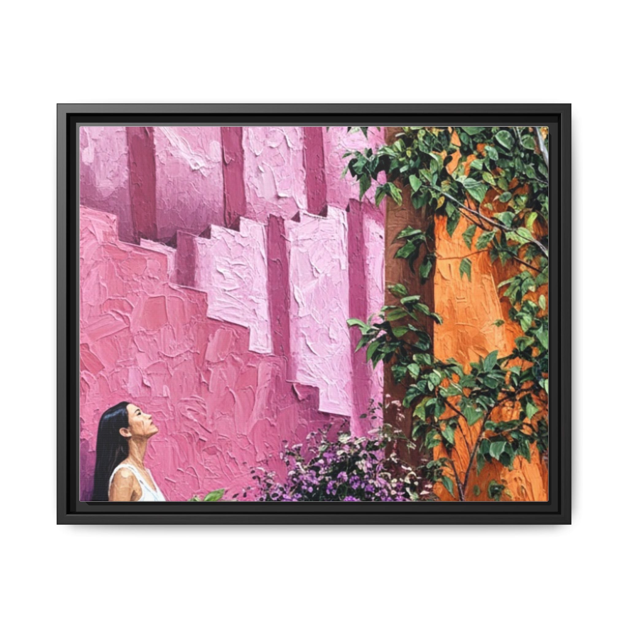 Matte Canvas, Framed (Multi-color)