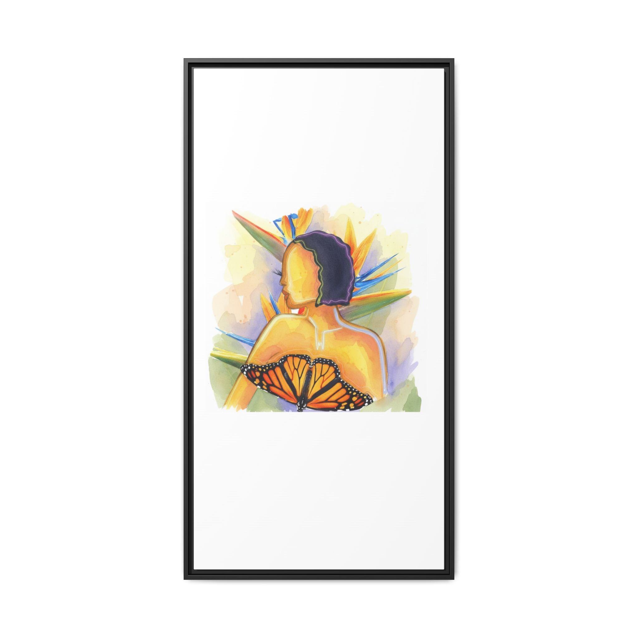 Matte Canvas, Framed (Multi-color)