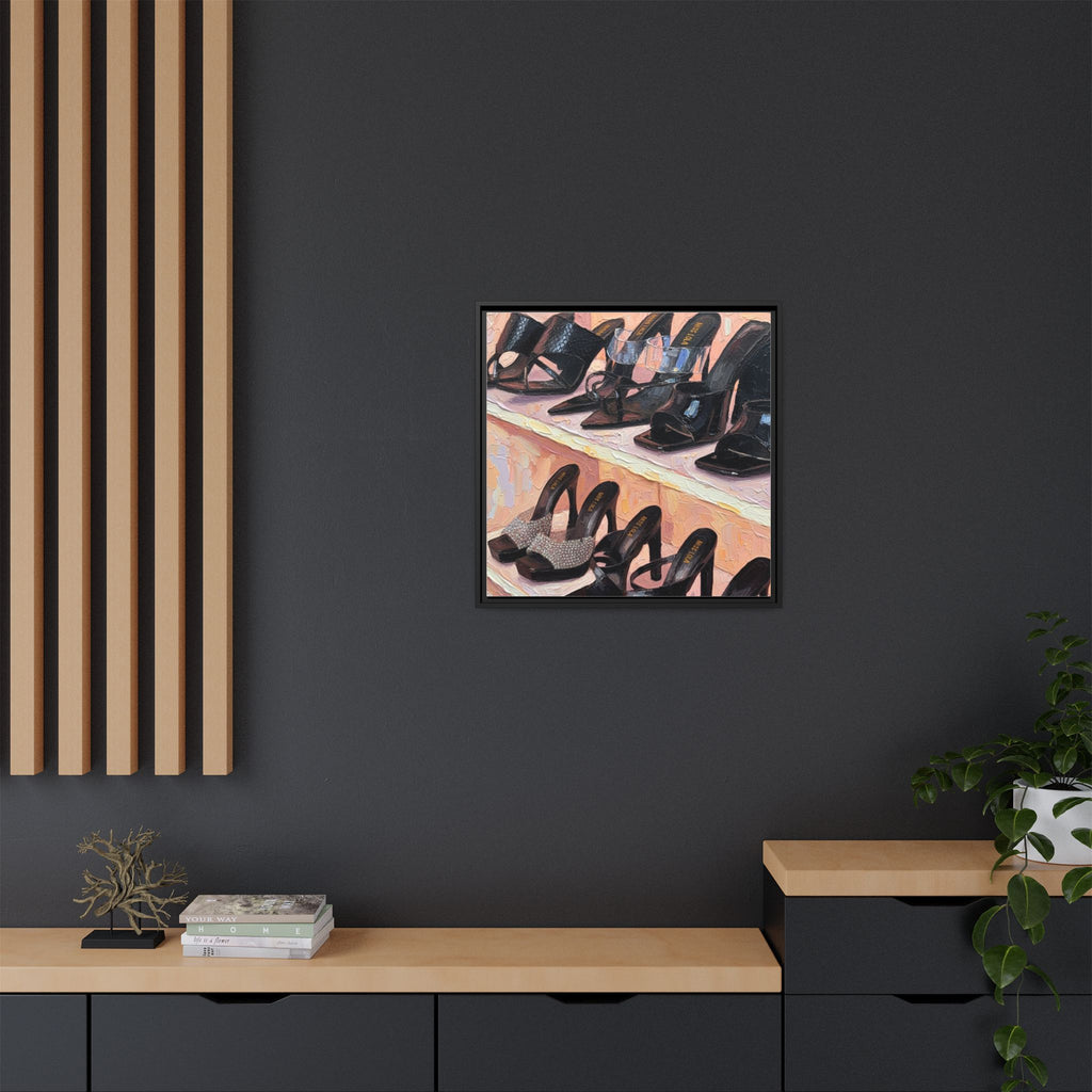 Luxury heels Matte Canvas, Framed (Multi-color)