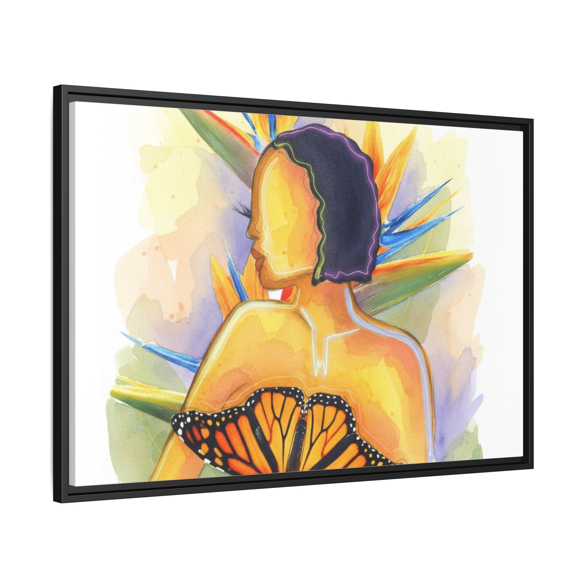 Matte Canvas, Framed (Multi-color)