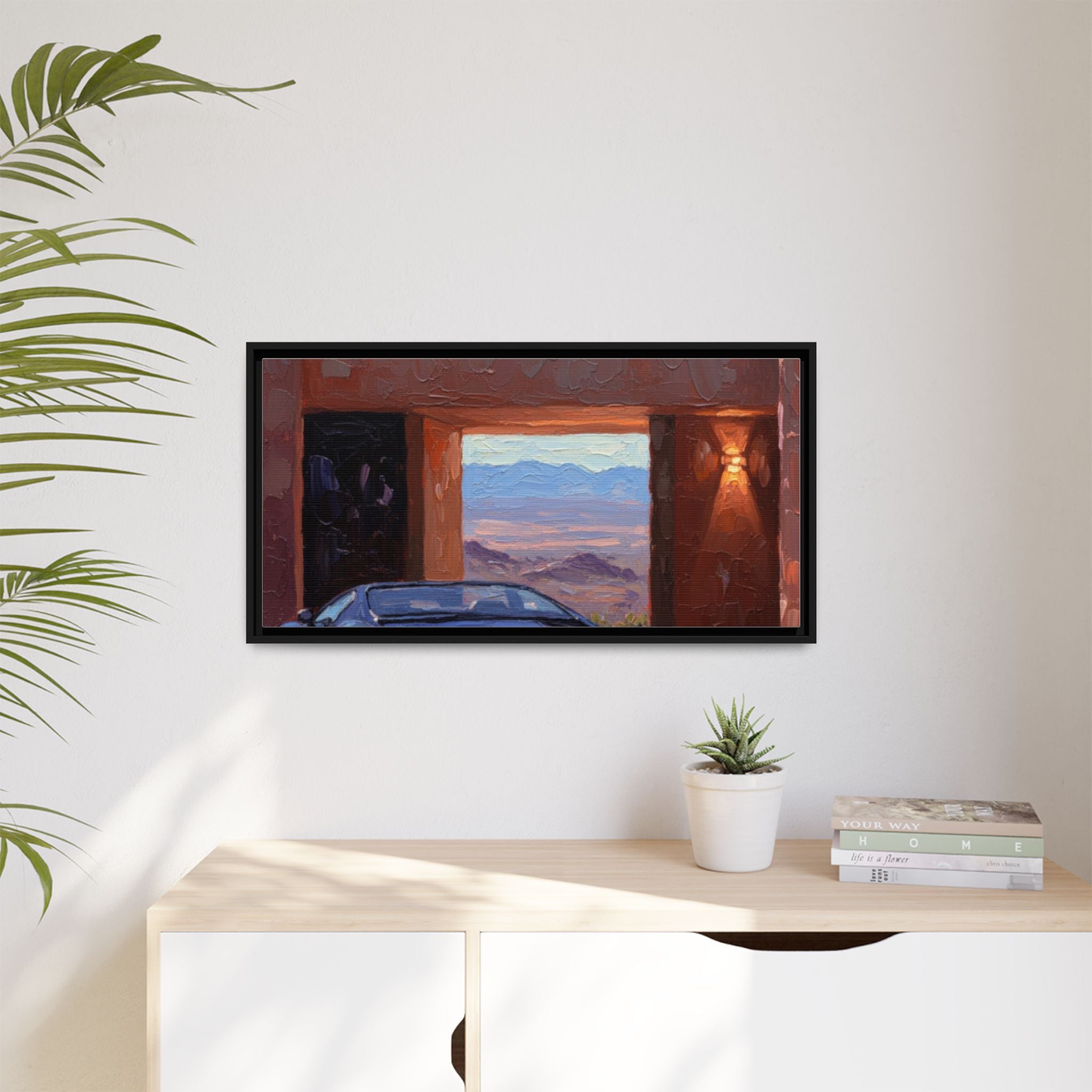 Matte Canvas, Framed (Multi-color)