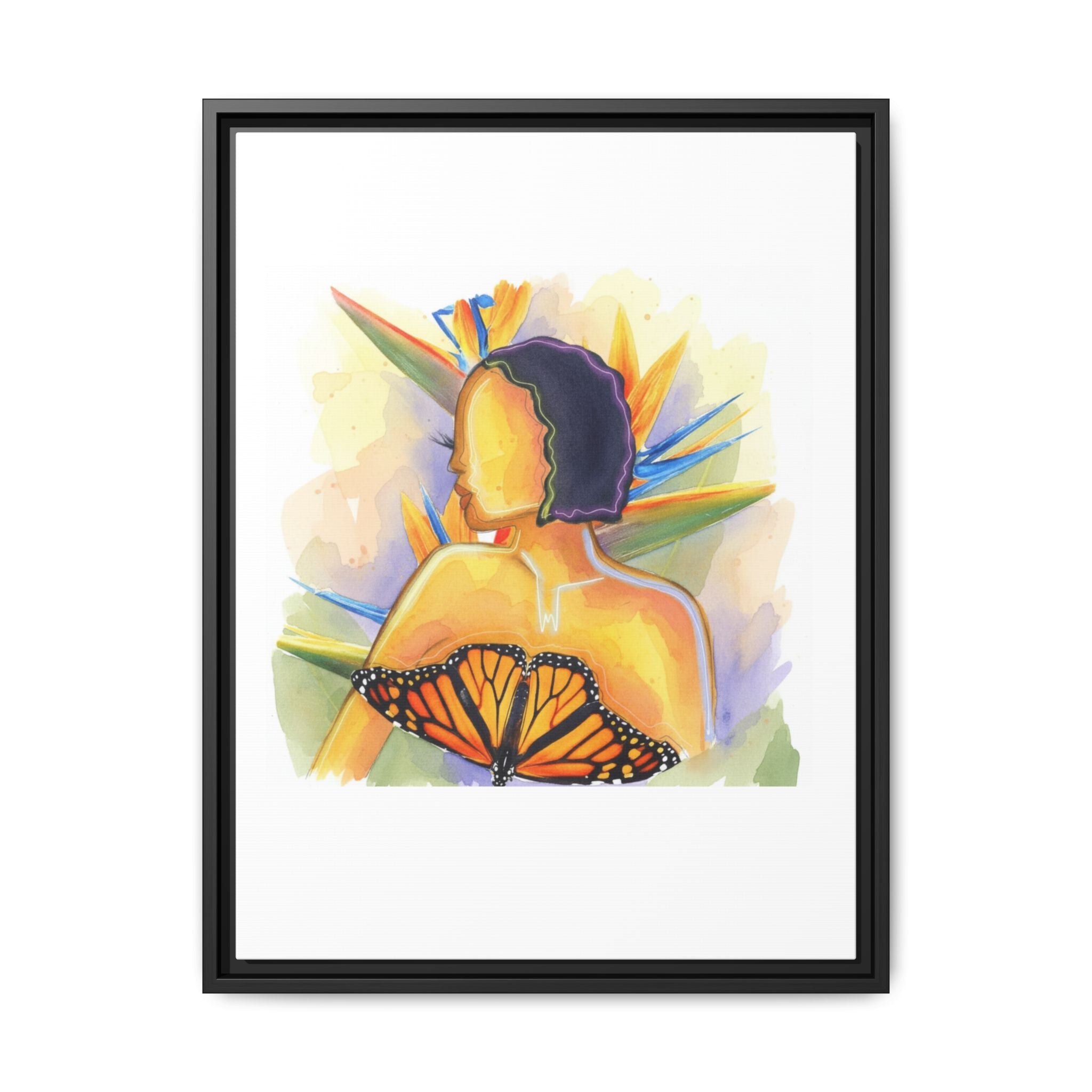 Matte Canvas, Framed (Multi-color)