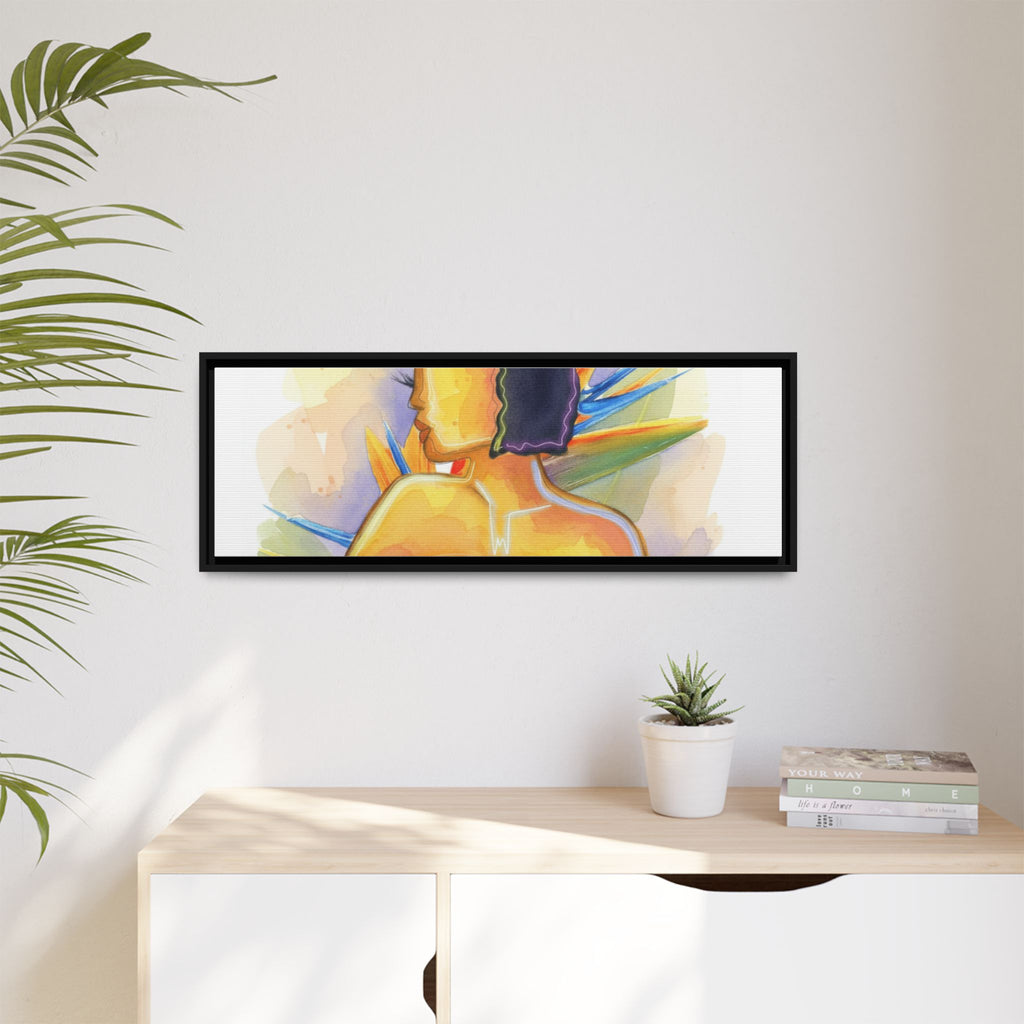 Matte Canvas, Framed (Multi-color)
