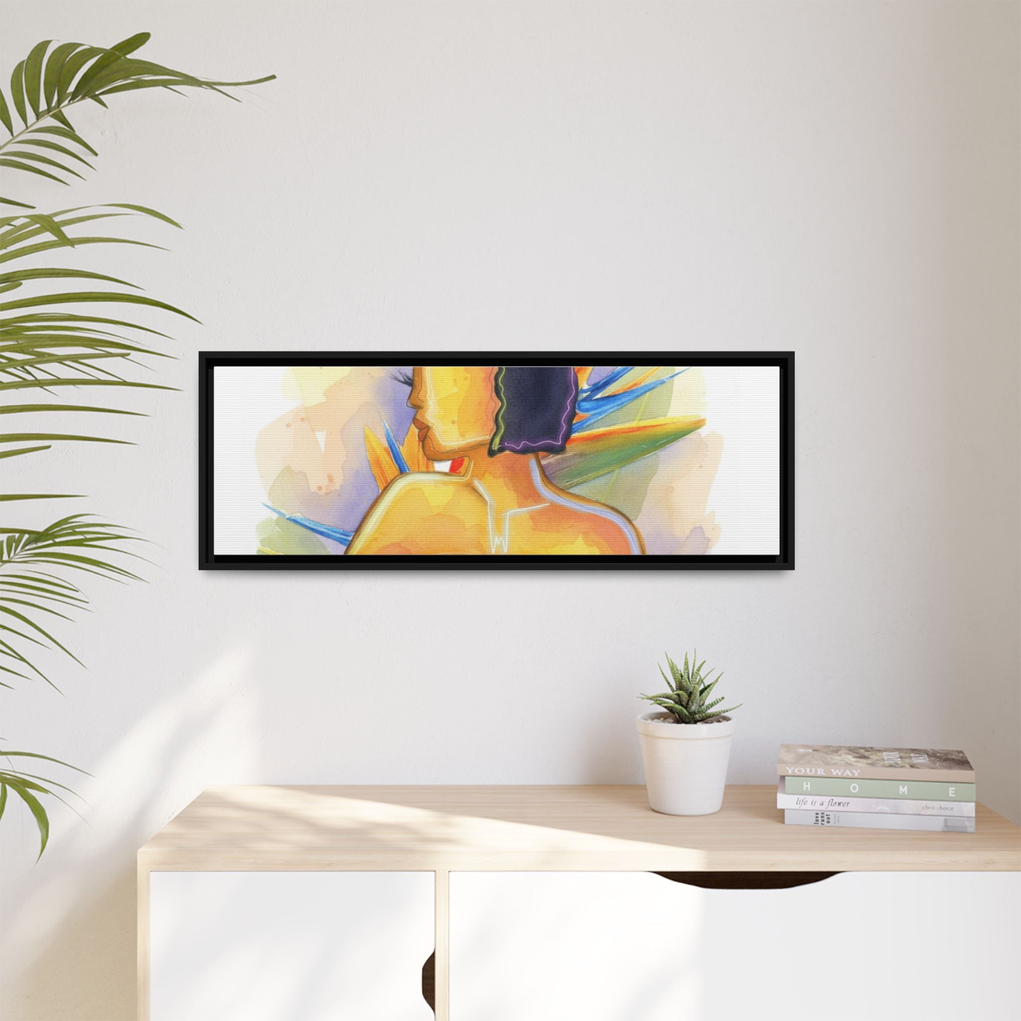 Matte Canvas, Framed (Multi-color)